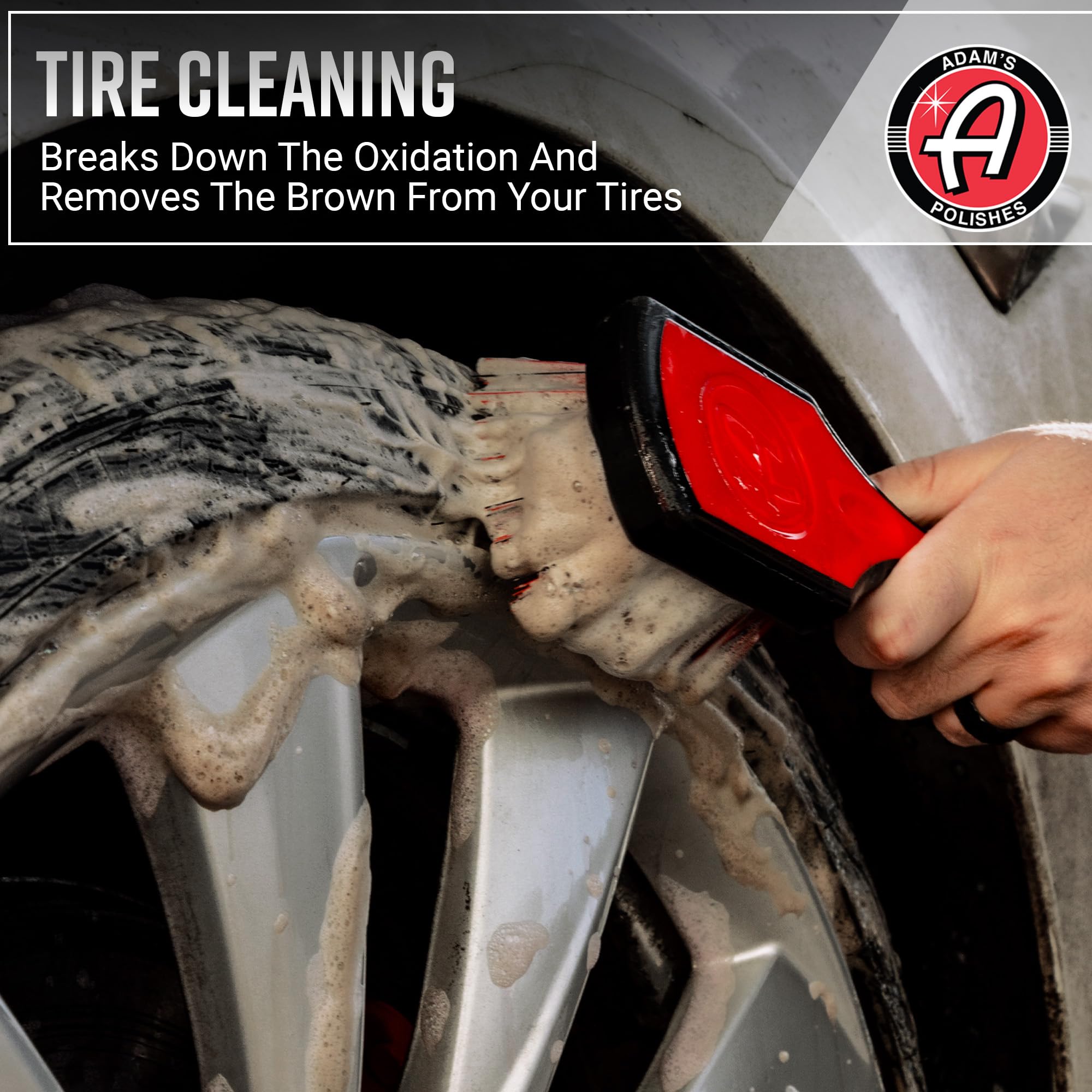 Adam's Polishes Wheel & Tire Cleaner - Professional All-in-One Gallon Spray for Car Detailing, Safe on Most Rim Finishes