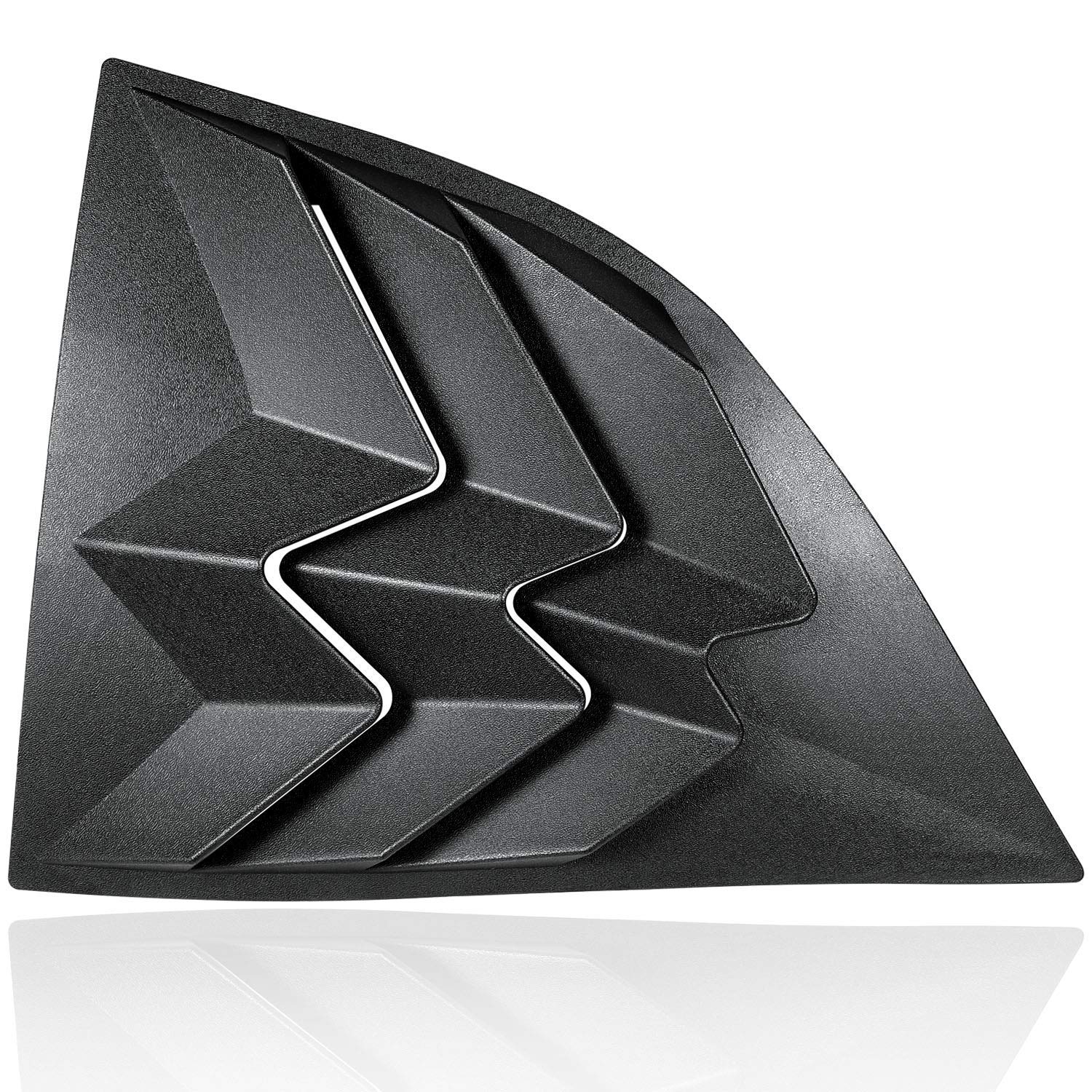 E-cowlboy ABS Window Visor Cover for 2008-2024 Dodge Challenger, Matte Black Side Window Scoop Louvers, Model TZH023