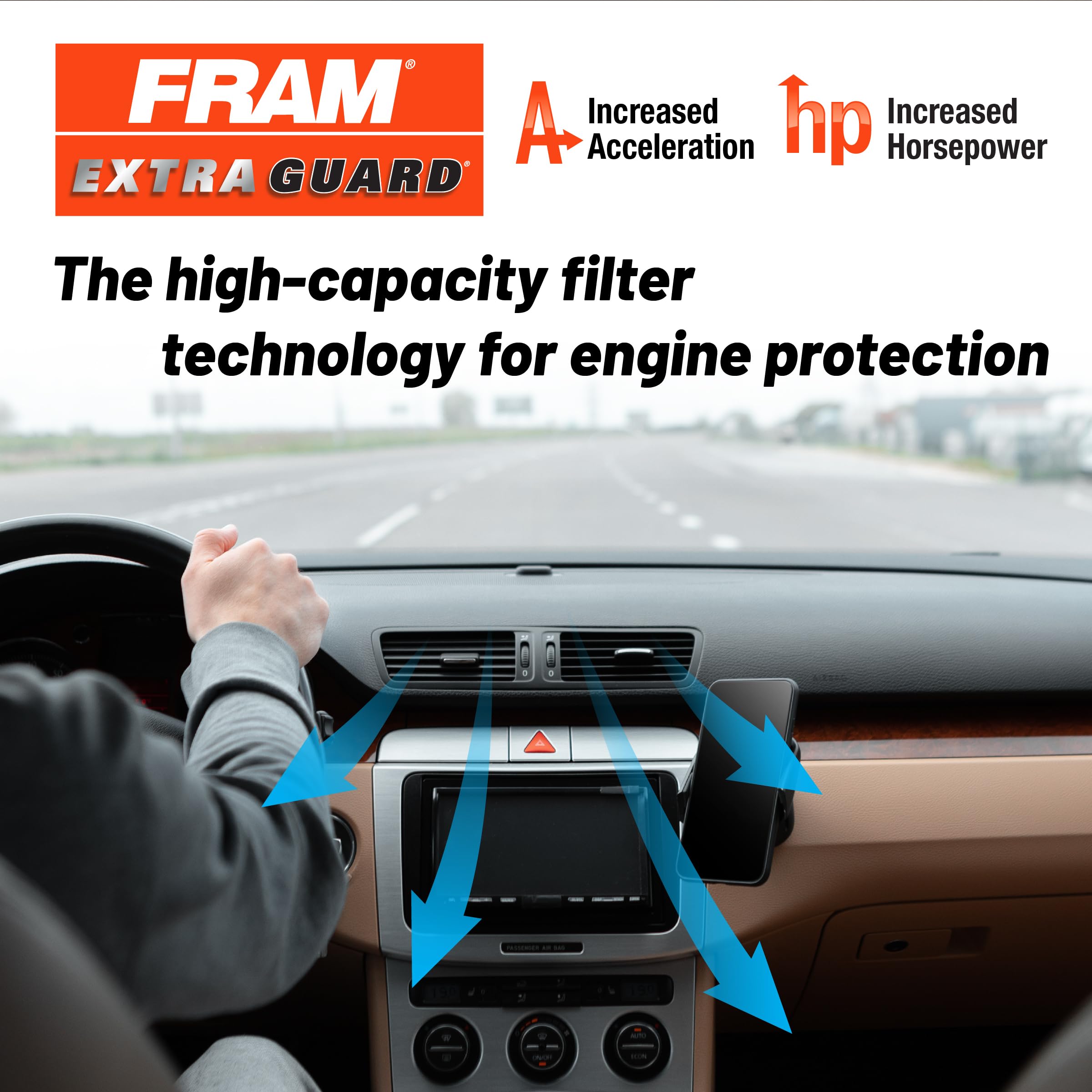 Fram Extra Guard Air Filter, Ca9360 For Select Lexus And Toyota Vehicles