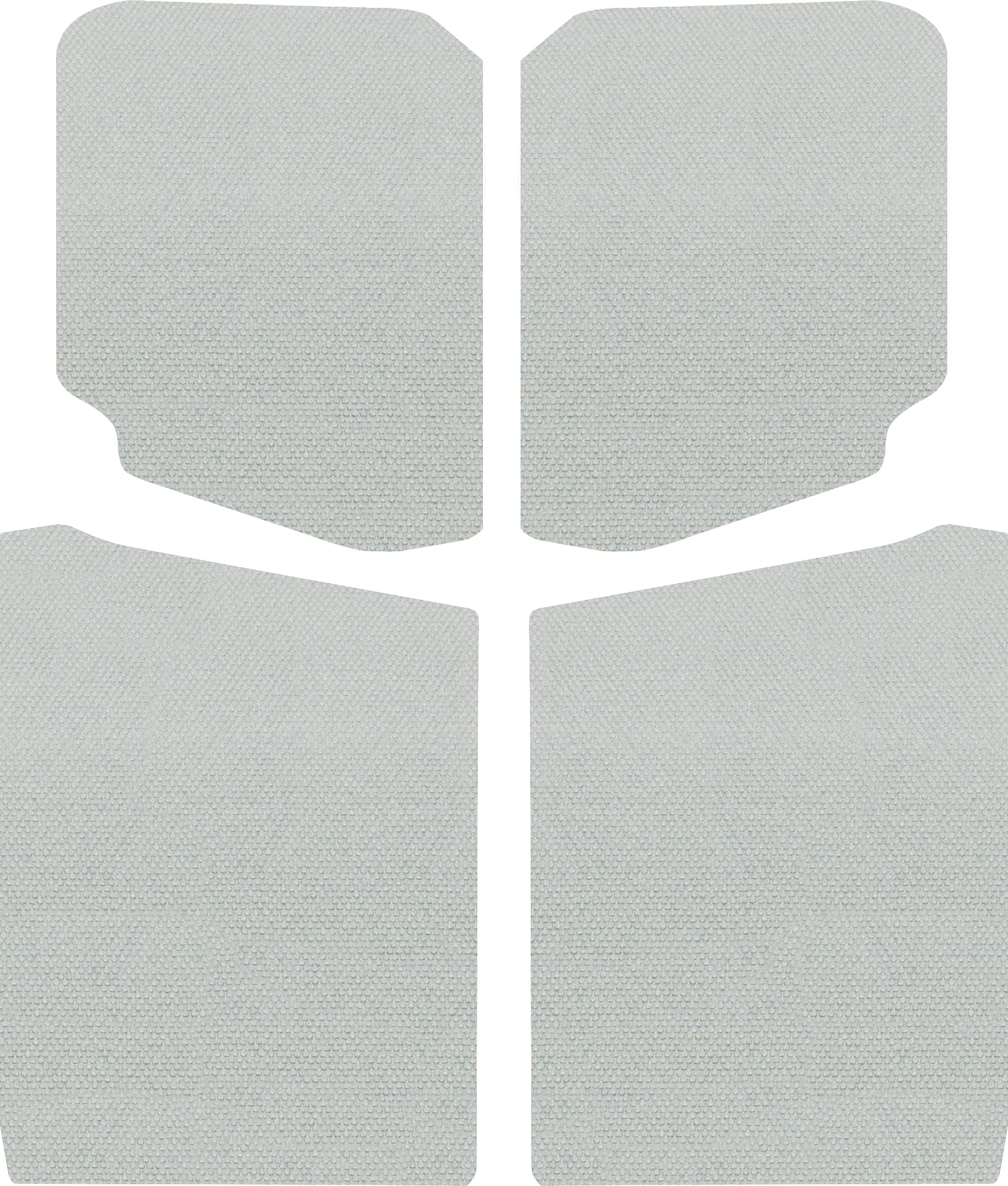 Design Engineering 50190 White Boom Mat Sound Deadening Headliner Compatible With 2-Door Jeep Wrangler Jl (2018-Up)