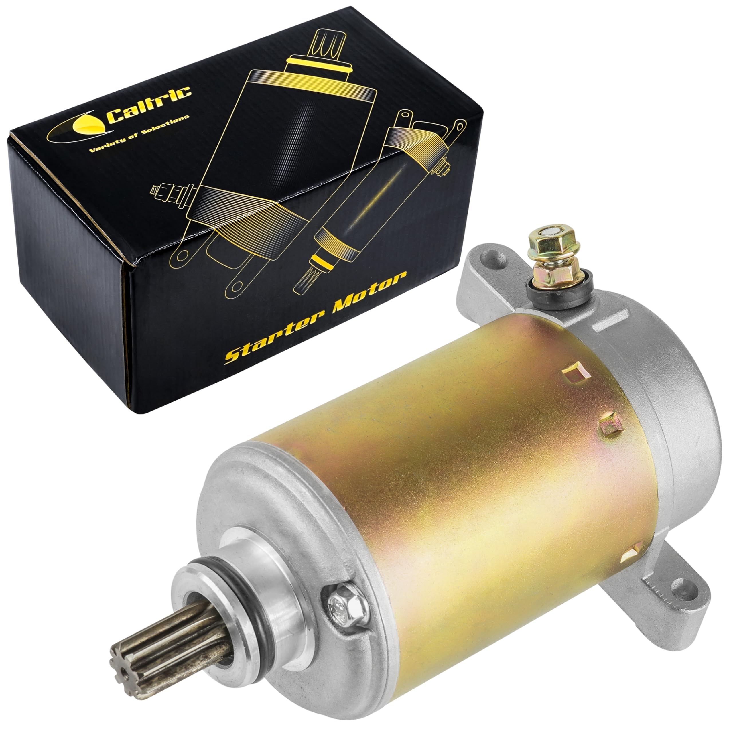 Caltric Starter Compatible With Yamaha Big Bear 400 YFM400 2000 2001 2002 2003 2004 2005 2006-2012