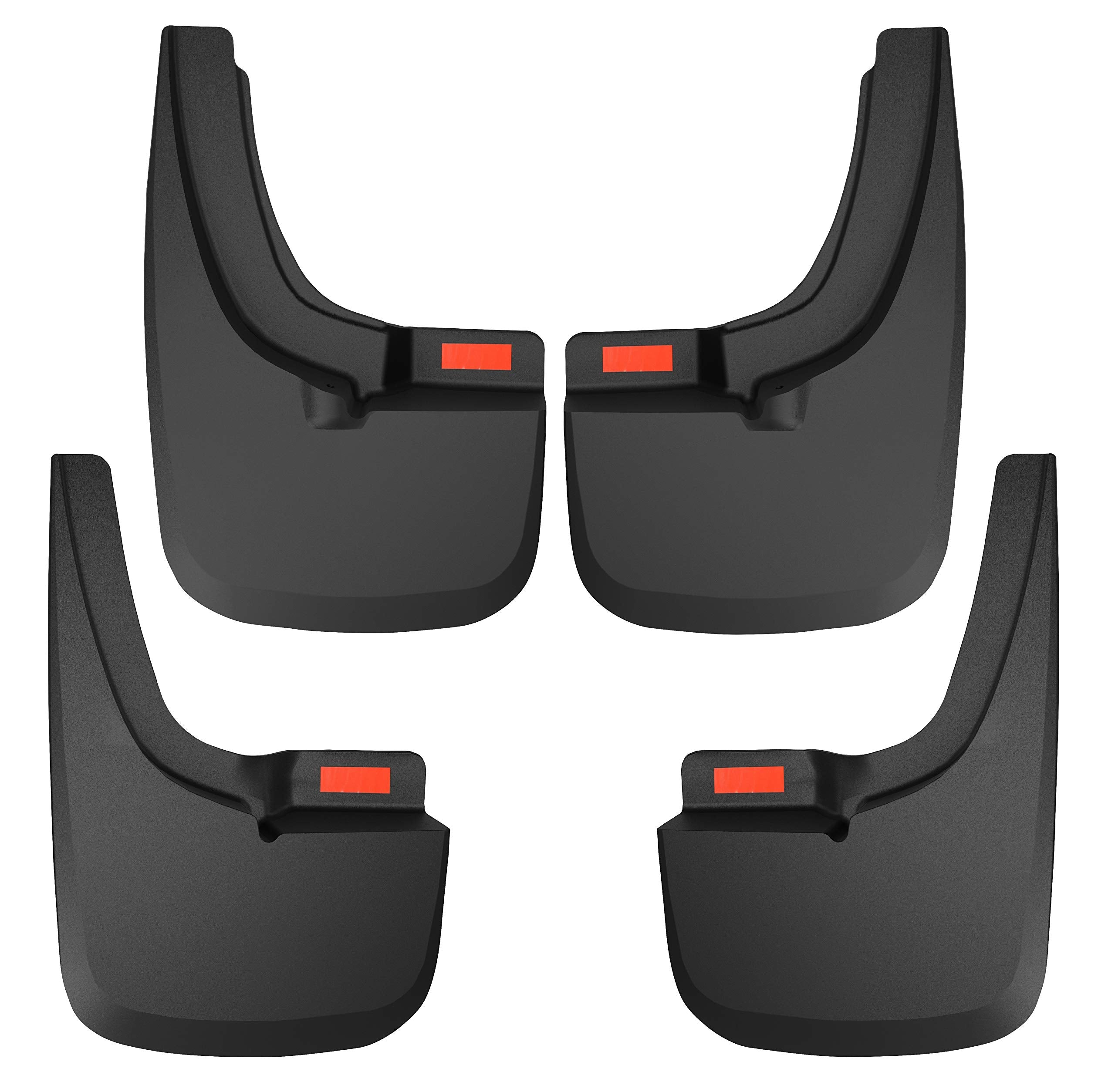 Husky Liners - Front Mud Guards | 2019-2023 Ford Ranger (Excludes Tremor) - Black, 2 Pc. | 58516