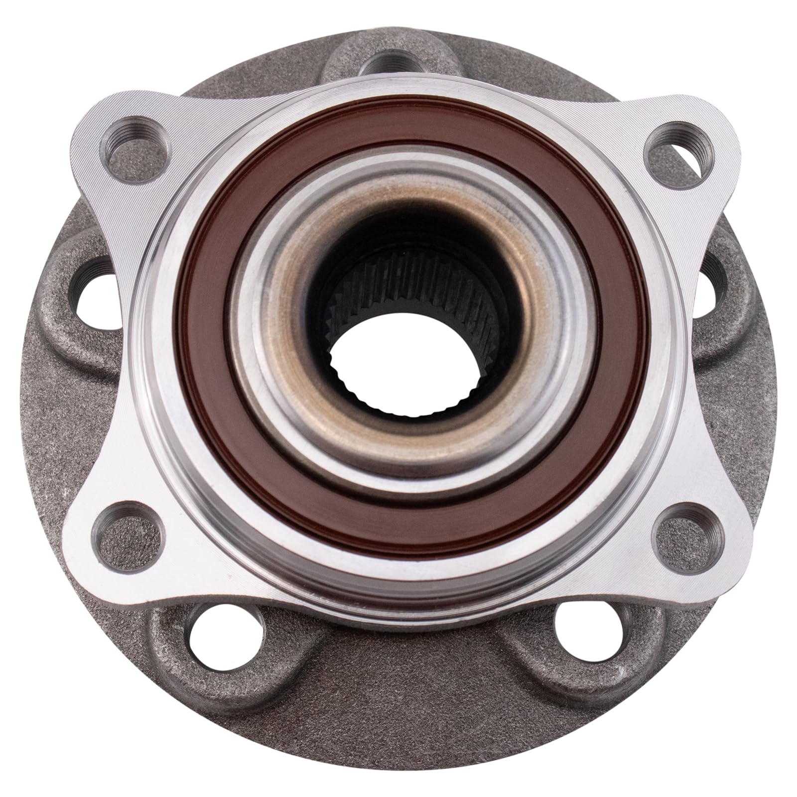 Trq Front Left Right Wheel Hub Bearing Assembly Driver Passenger Side Compatible With 2001-2009 Volvo S60 1999-2006 S80 2001-200