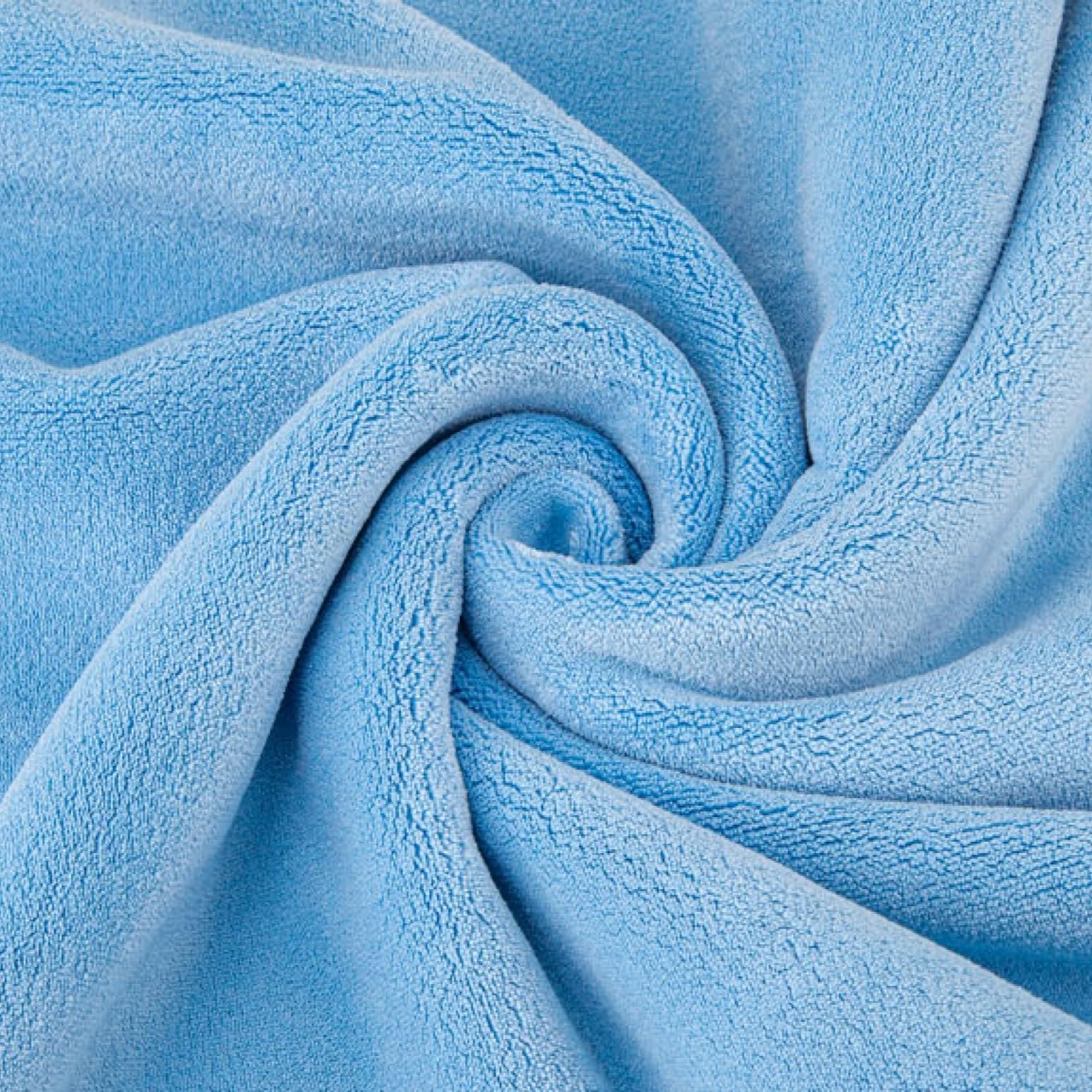 Amazon Basics Microfiber Car Drying Towel, 36''L x 25''W, Blue