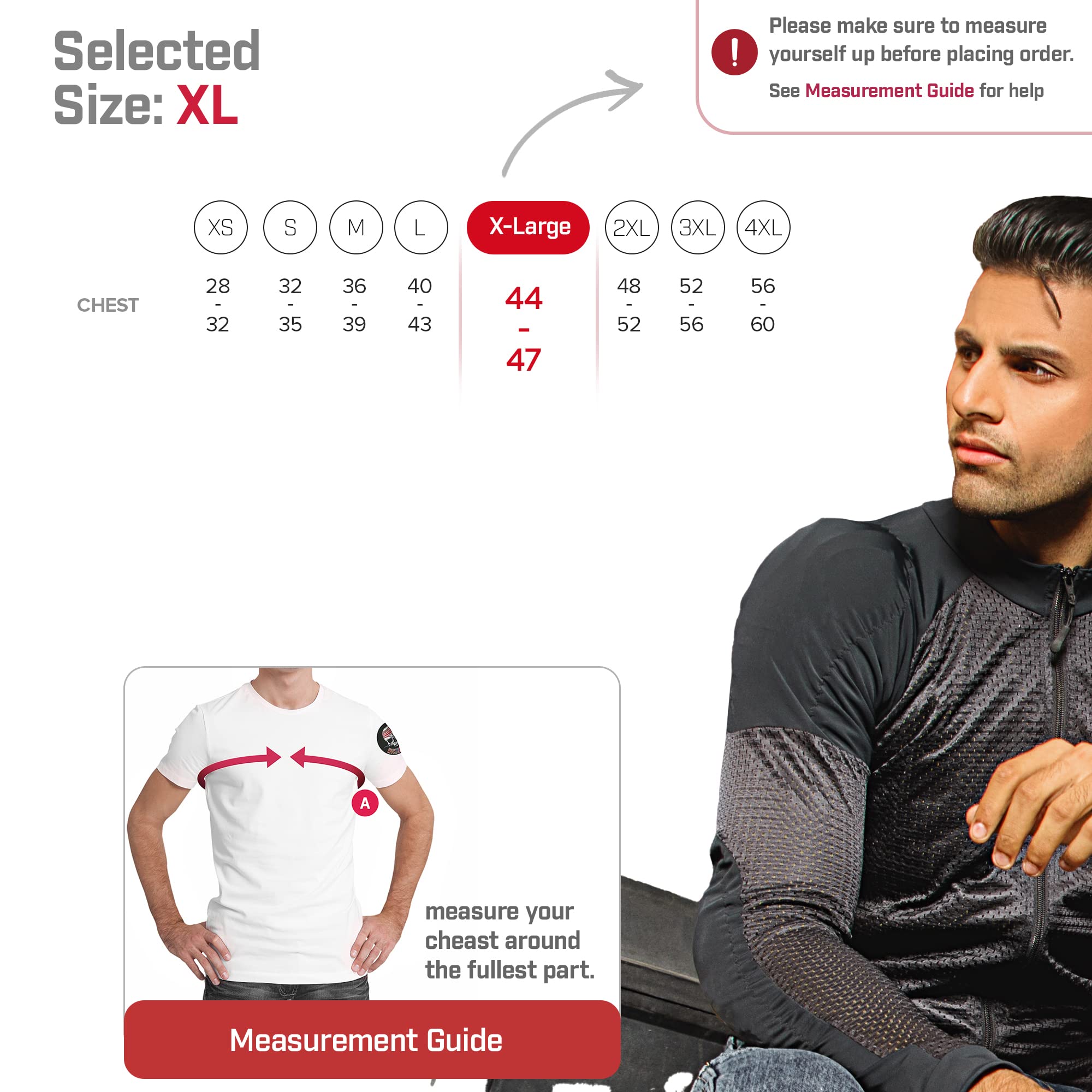 Wicked Stock Mesh Armored Motorcycle Shirt For Men & Women - Ce Level 2 Mesh Motorcycle Protective Shirt For Summer - Soft, Stretchy & Lightweight Motorcycle Armored Shirt With Removable Padding