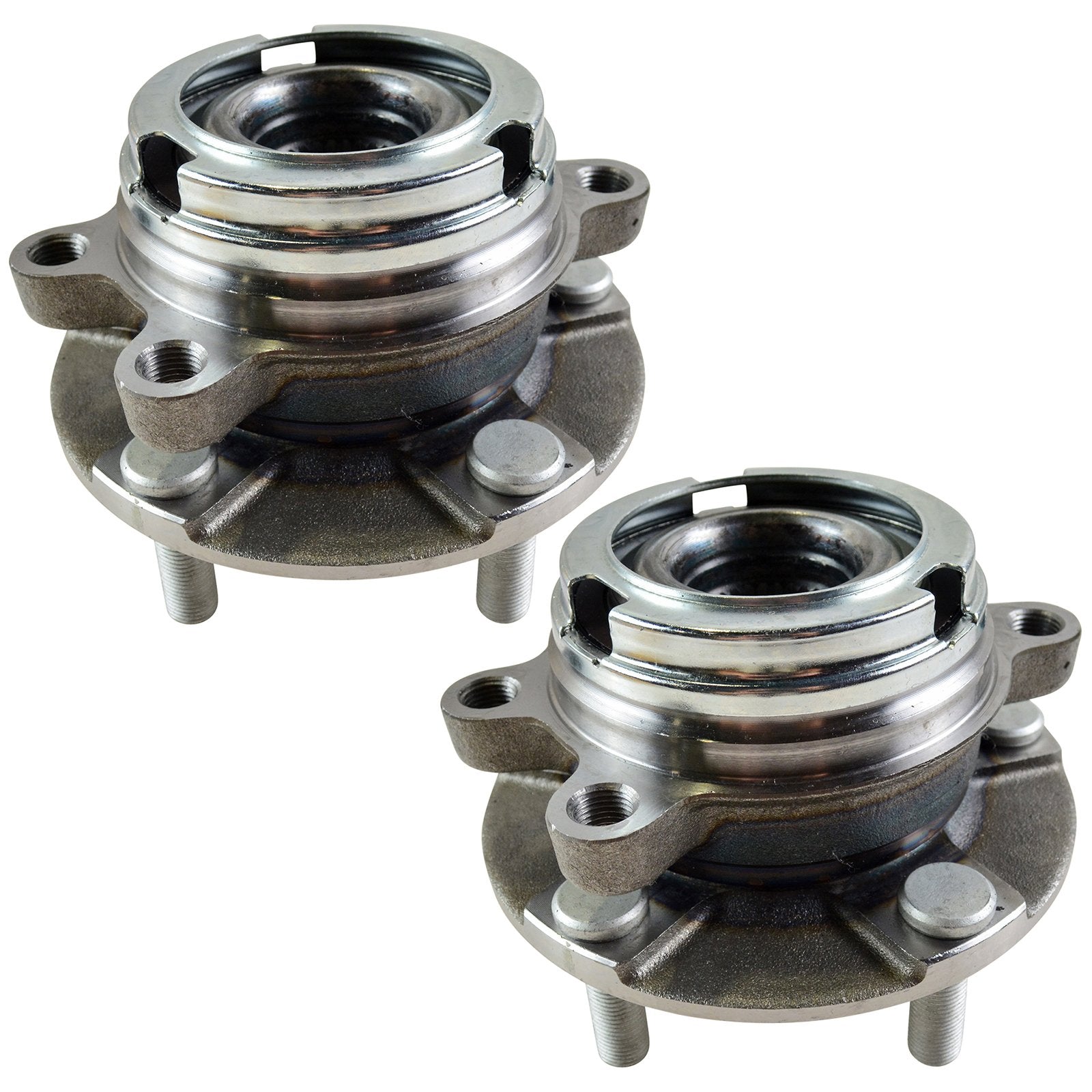 Trq Front Wheel Hub Bearings Assembly Set Compatible With 2013 Infiniti Jx35 2019-2021 Qx50 2014-2020 Qx60 2007-2018 Nissan Alti