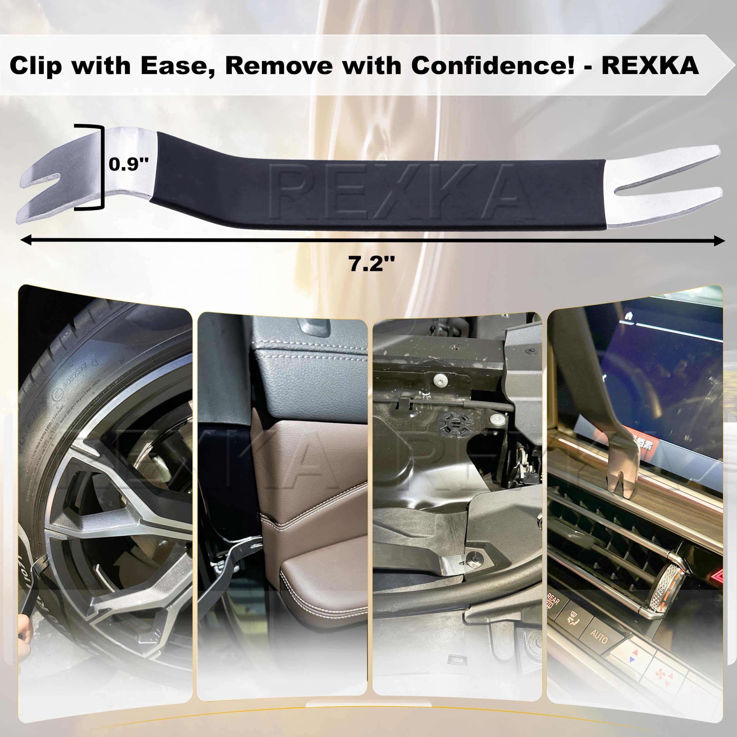 Rexka 101Pcs Striker Engine Cover Retainer Clip Compatible With Honda 91547-Tz5-A02 Honda Odyssey, Pilot & Ridgeline Acura Mdx,