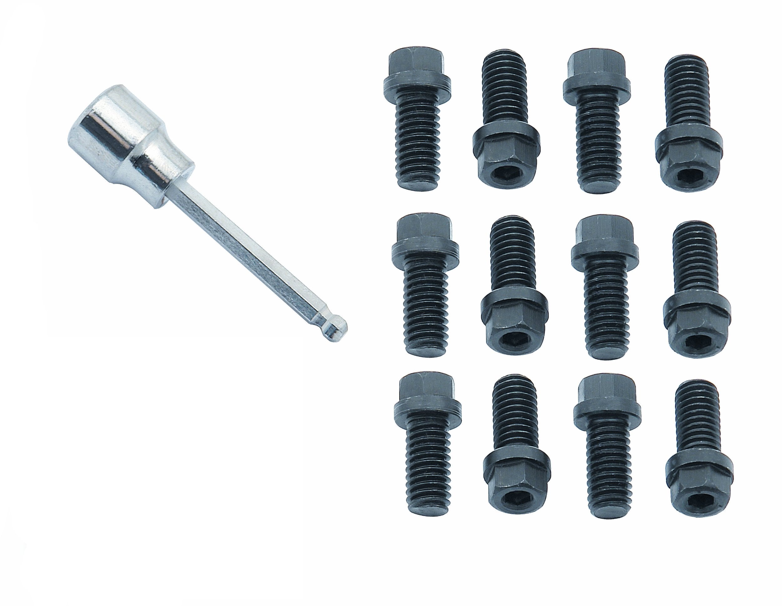 Mr. Gasket 3420G Hex Head Header Bolt , Black