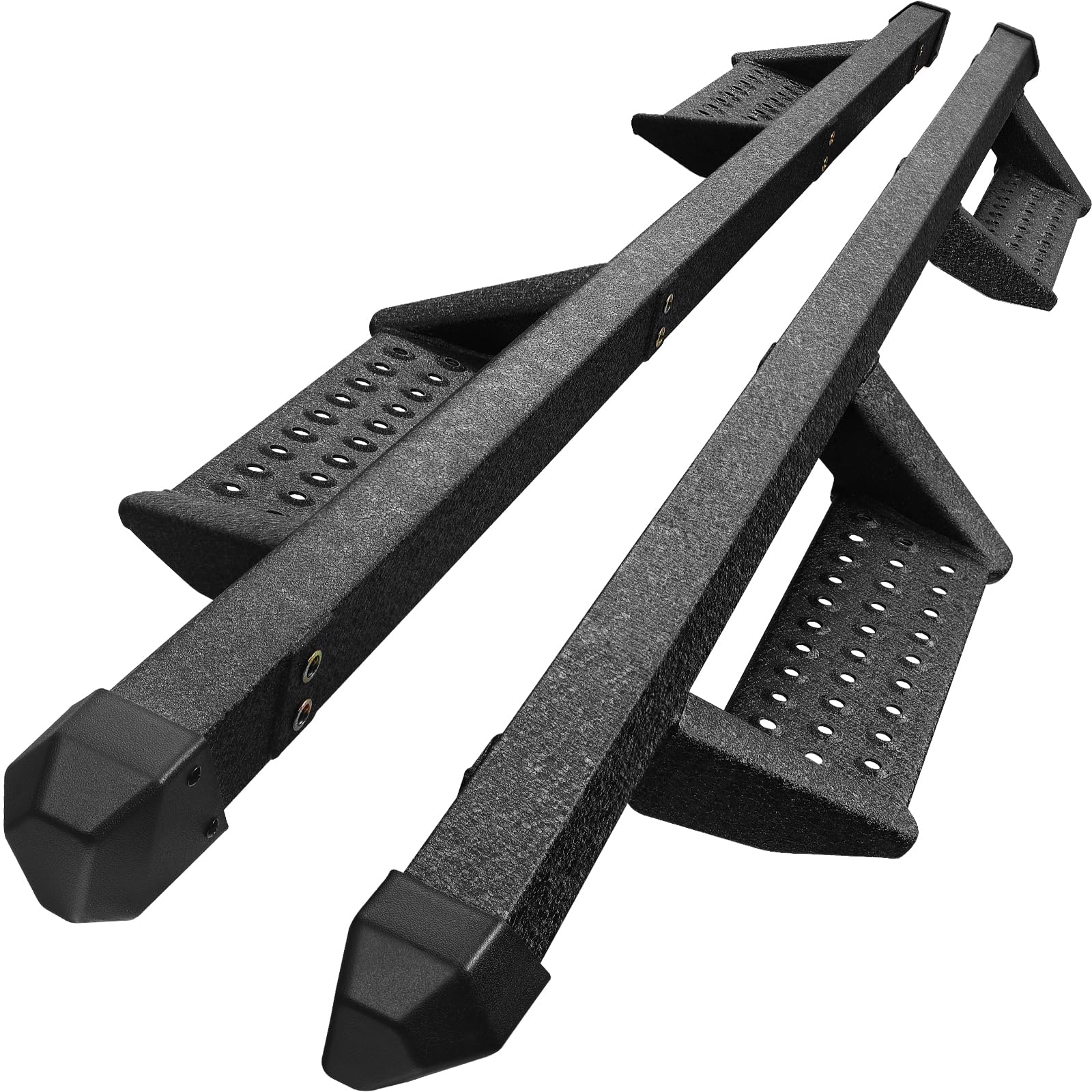 SMANOW Running Boards Compatible with 19-25 Chevy Silverado/GMC Sierra 1500 Crew Cab, 20-25 Silverado/Sierra 2500HD 3500HD Crew 
