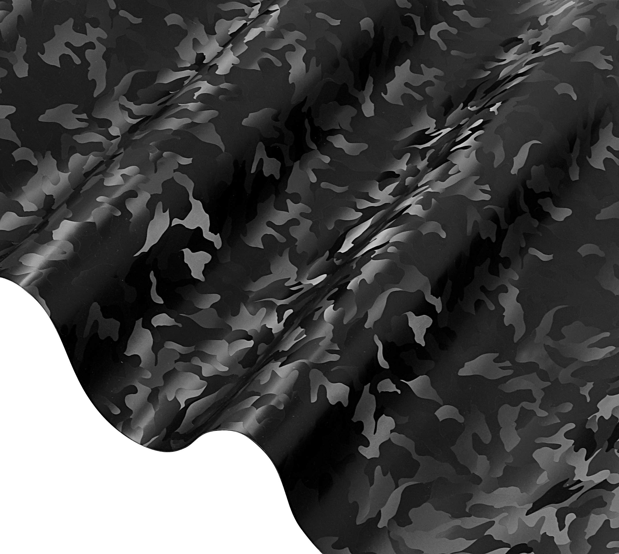 VViViD Stealth Camouflage Vinyl Wrap Roll, 6ft x 5ft, Black - Durable, High-Quality Vinyl for Vehicle and Surface Customization