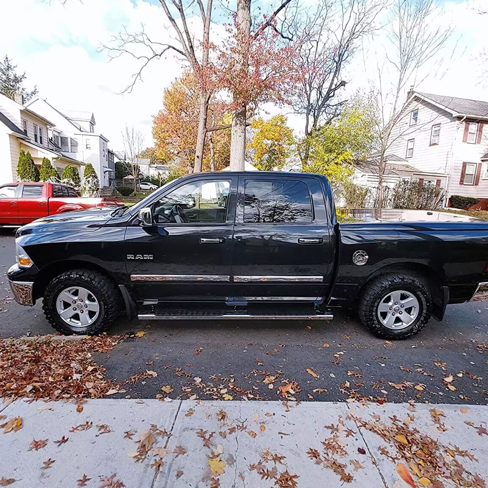 COMNOVA 6" Stainless Steel Running Boards for 2009-2018 Dodge Ram 1500 Crew Cab, 2019-2024 Classic, 10-24 Ram 2500