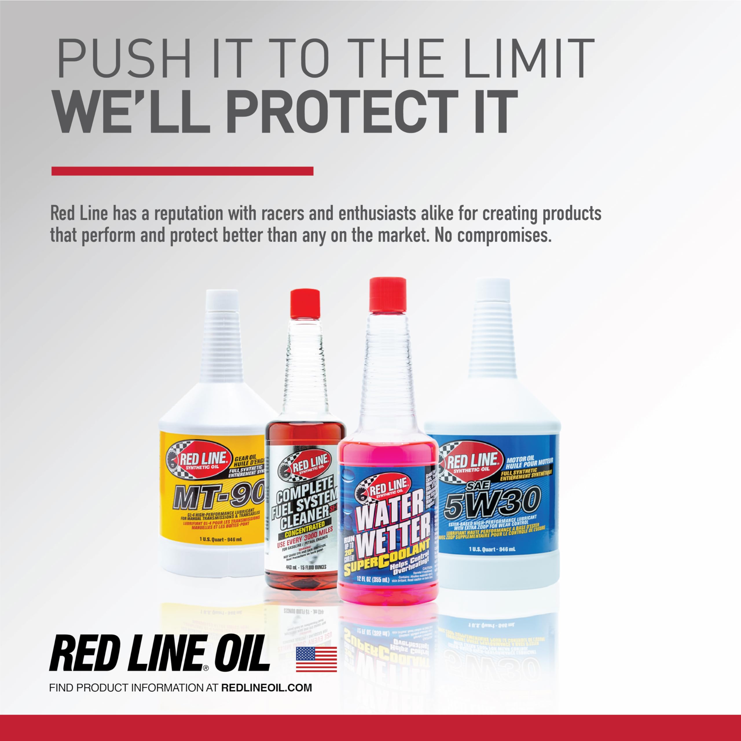 Red Line 58304 Synthetic Gear Oil 75W90 - 1 Quart, Non-Limited Slip, 1 Pack