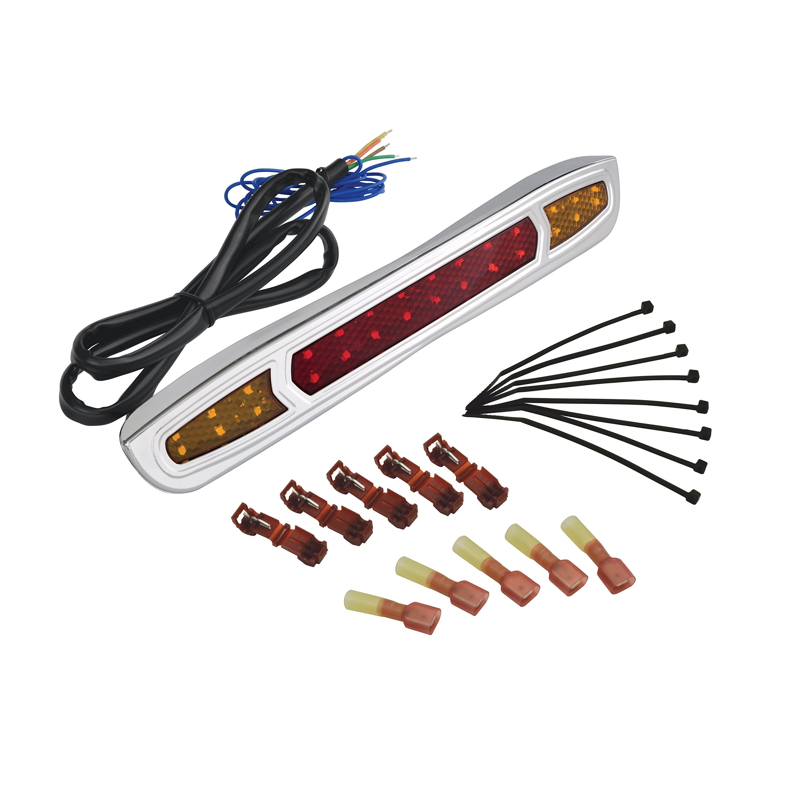 Show Chrome Accessories 41-172 Led Trunk Light For Can-Am Spyder Rt 2010-19, Black