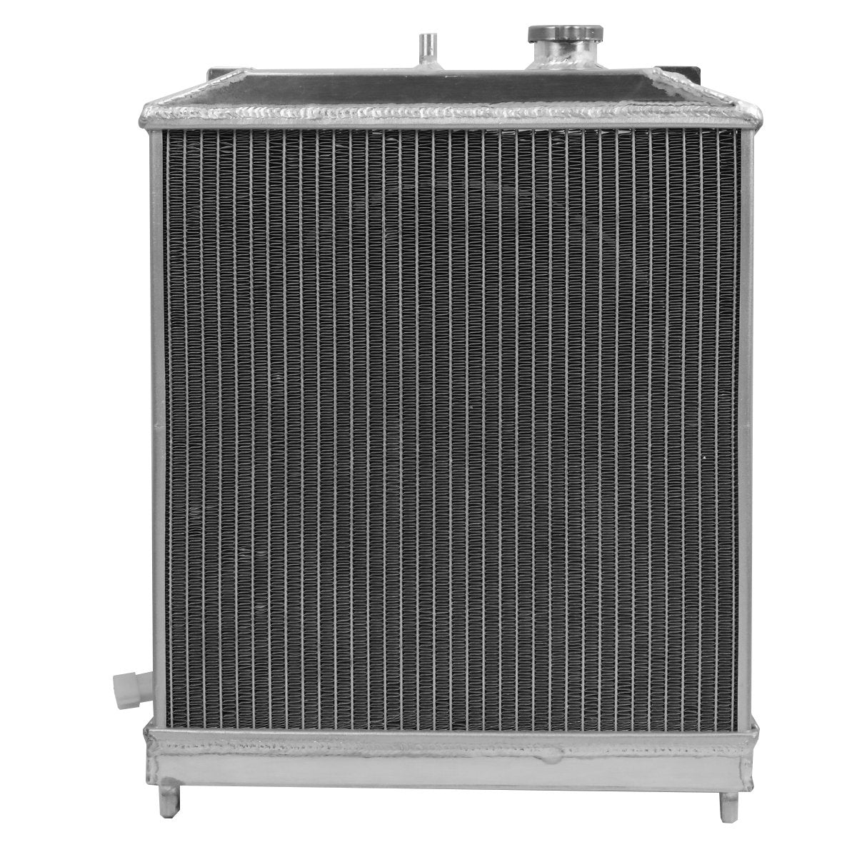 Dna Motoring Ra+Fs-Hc92-42-2 2-Row Radiator With Fan Shroud Compatible With 92-00 Civic / 93-97 Del Sol / 94-01 Integra Mt