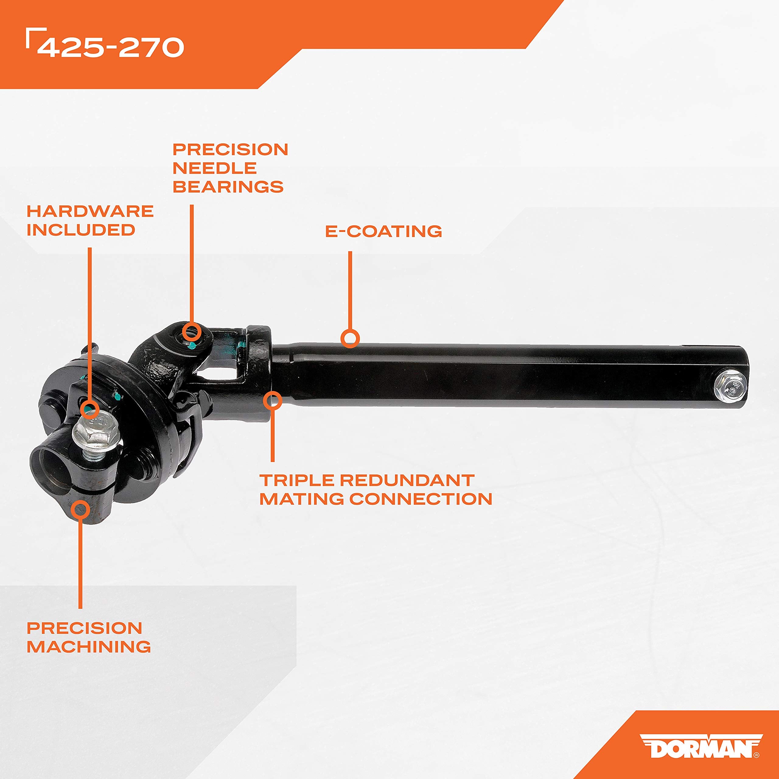 Dorman 425-270 Steering Shaft Compatible With Select Chrysler / Dodge Models