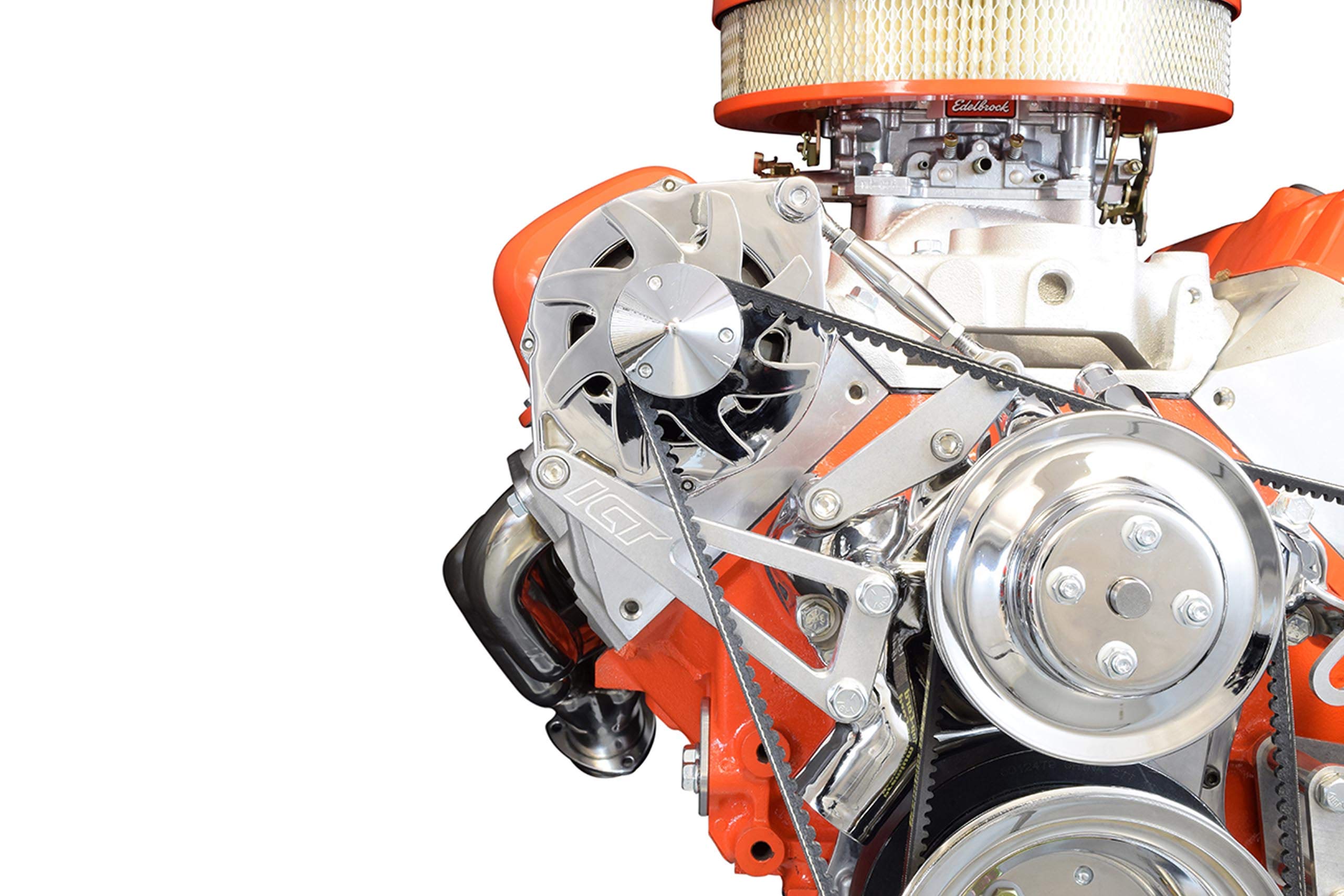 Ict Billet Bbc Billet Alternator Bracket Adjustable Lwp Big Block Chevy Long Water Pump Kit Aluminum 396 402 409 427 454 502 V8 