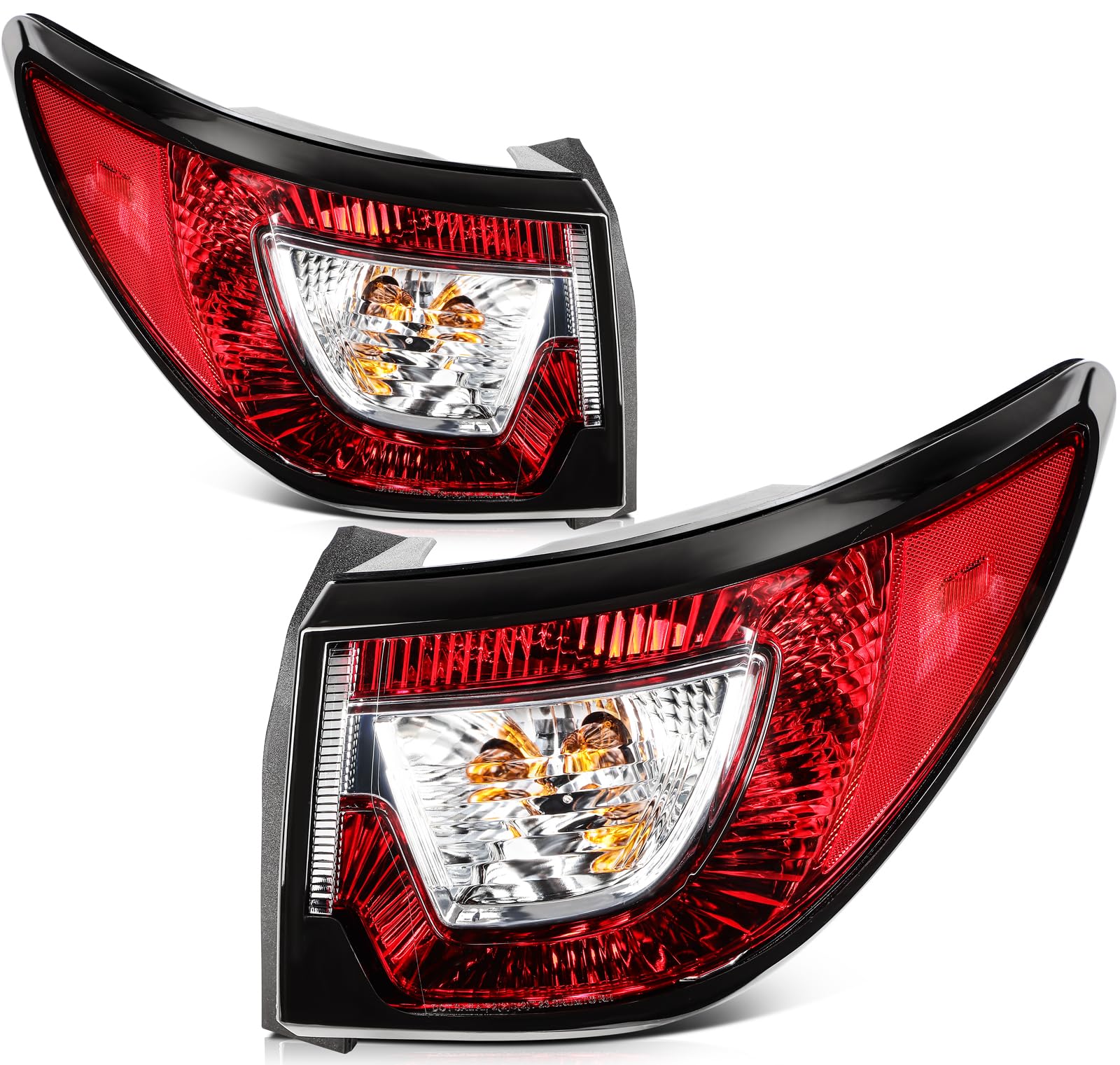 LBRST Tail Light Assembly Fit 2013-2017 for Traverse Driver & Passenger Side Tail Light Red Lens 84266020