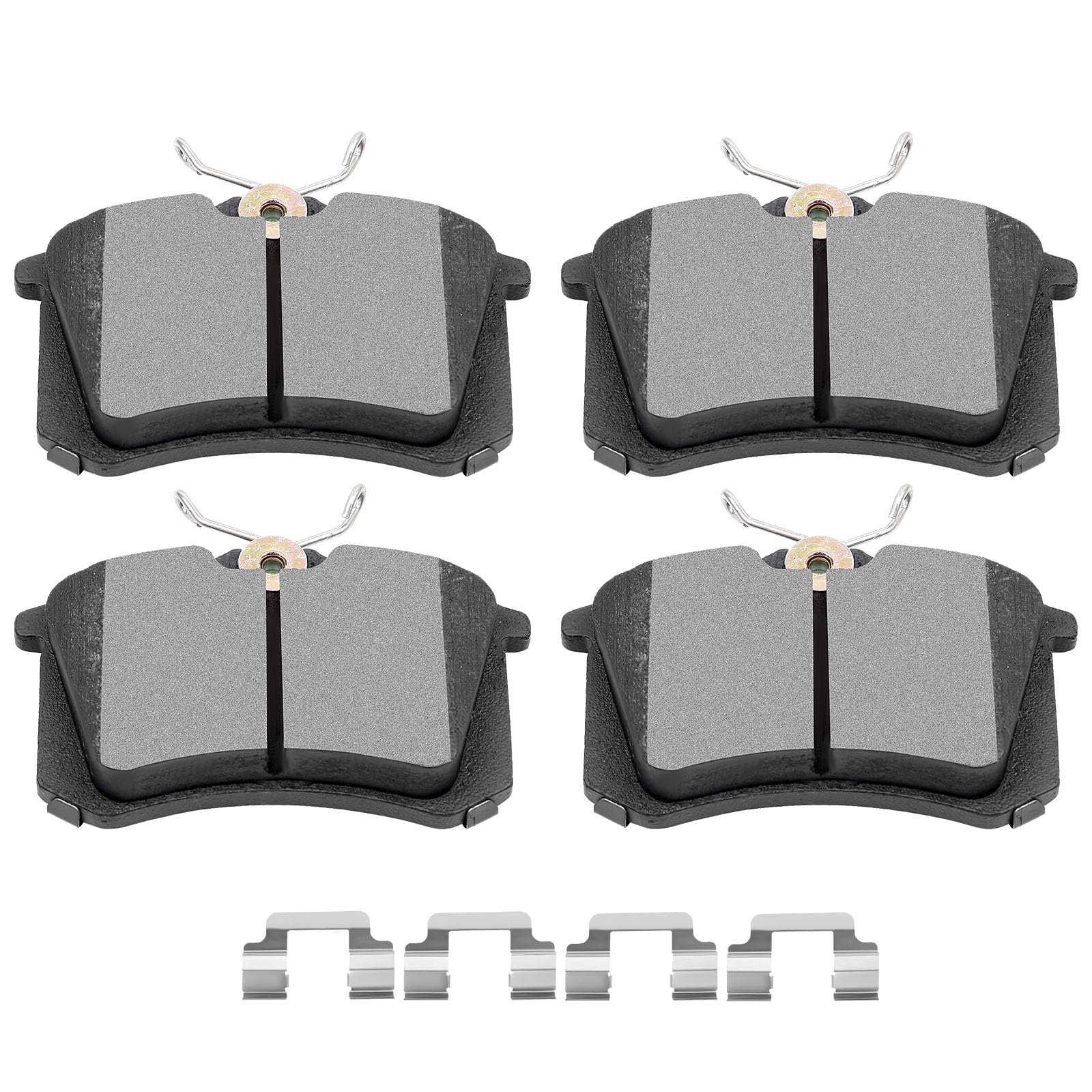 Ceramic Brake Pads Kits,SCITOO 8pcs Brakes Pads Set fit for 2012 for Honda Civic