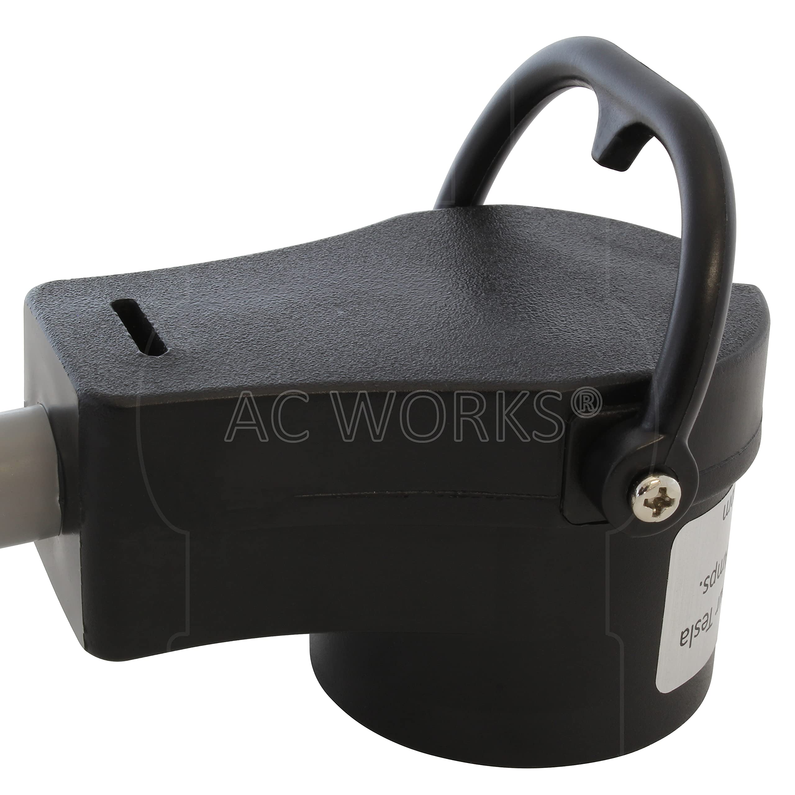 Ac Works Electric Vehicle Charging Adapter For Tesla Use (Tt-30 Rv 30A To Tesla)