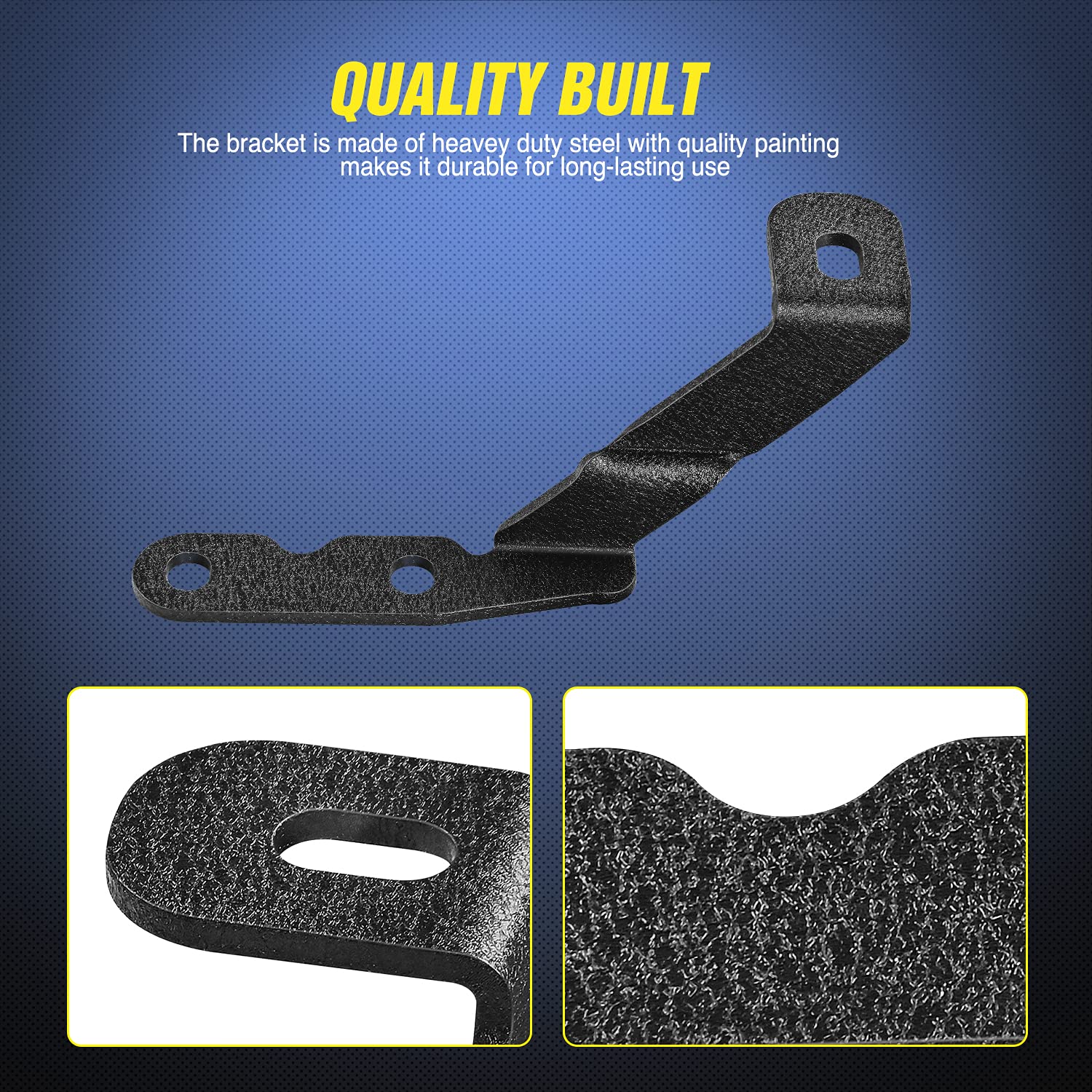 Nilight Ditch Light Brackets Hood Mount Brackets For Auxiliary Offroad Led Pod Light Work Light Compatible With 2007-2013 Gmc Yu