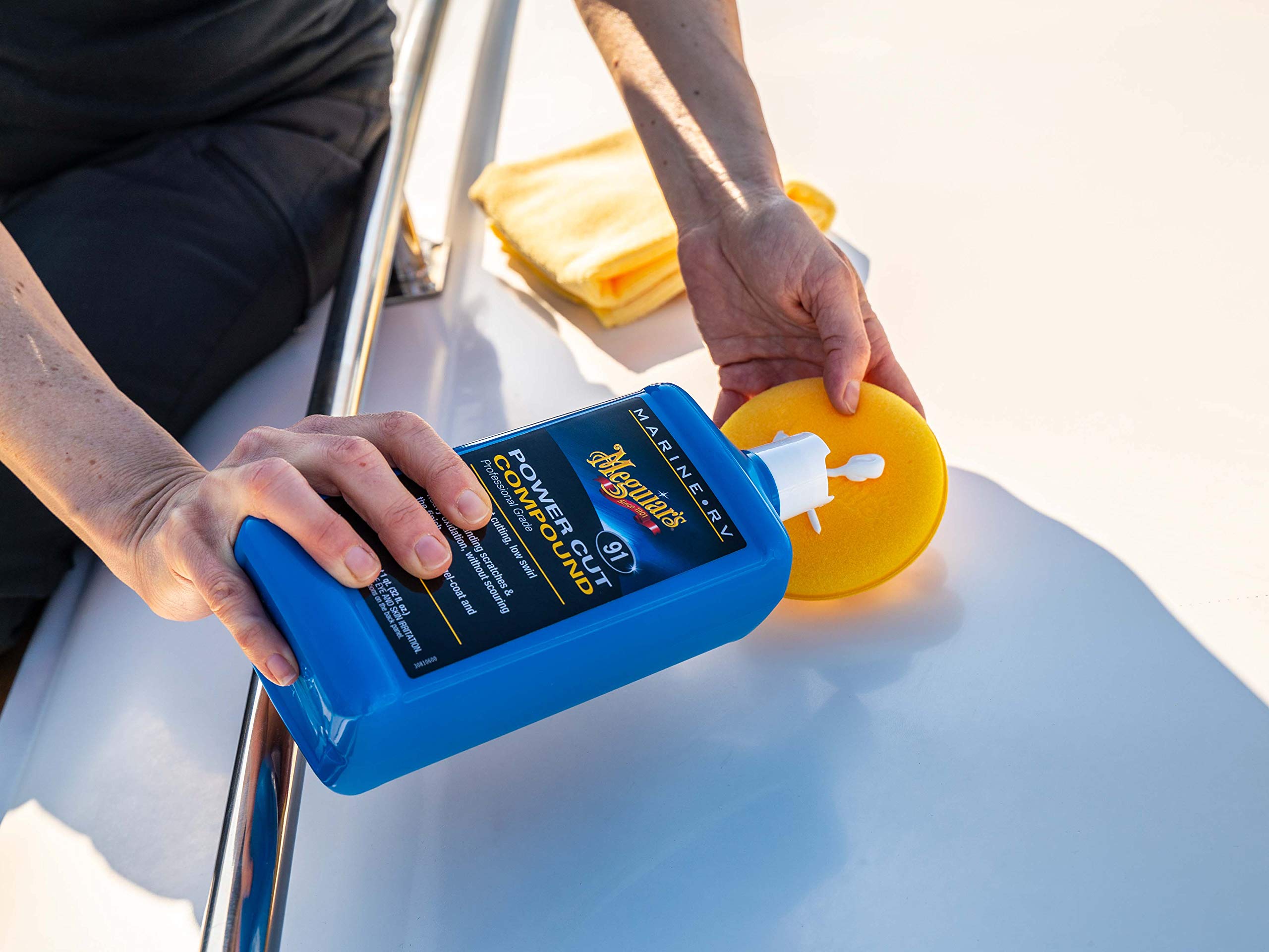 Meguiar'S M9132 Marine/Rv Power Cut Compound - 32 Oz Bottle