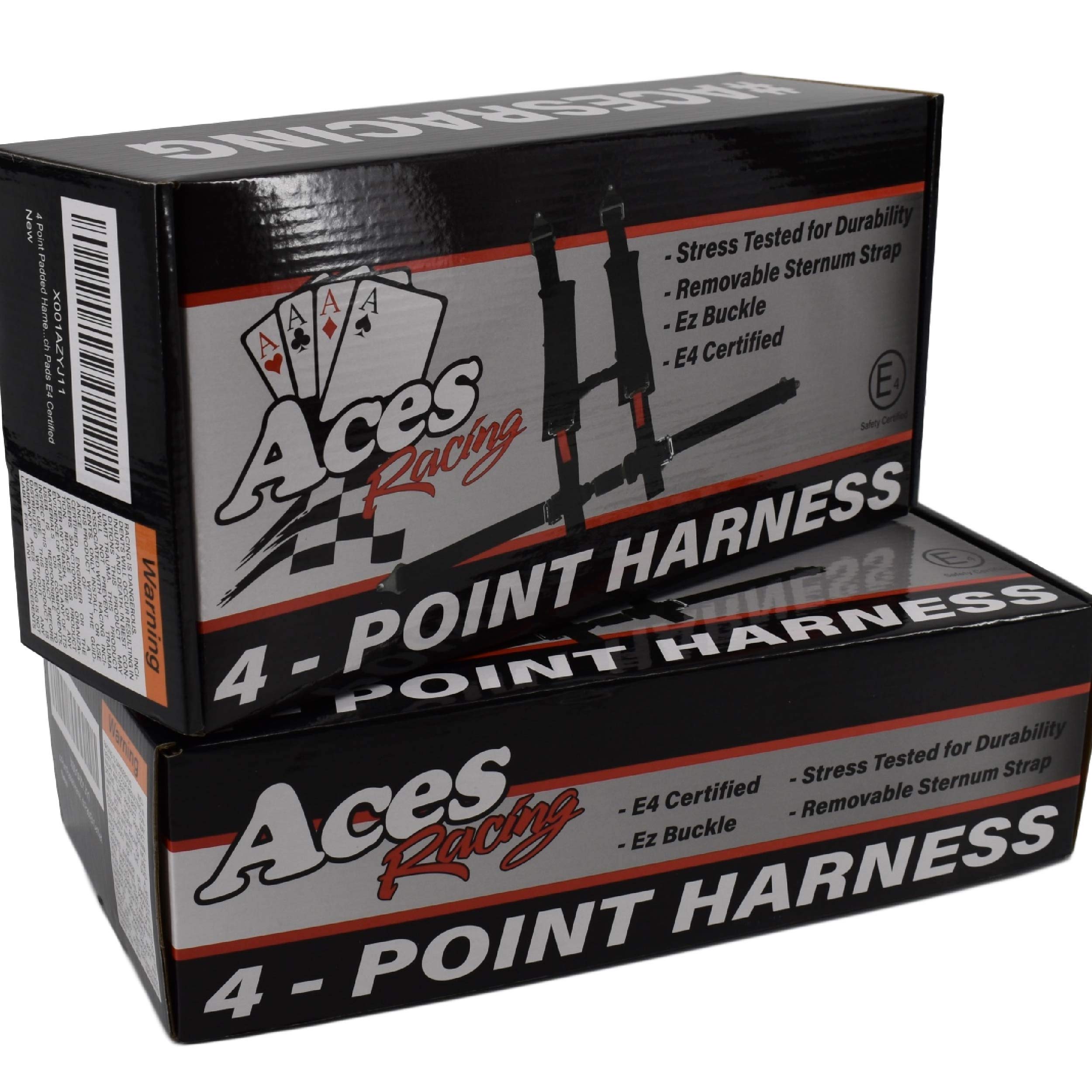 4 Point Harness Pair - with 2 Inch Padding - Aces Racing