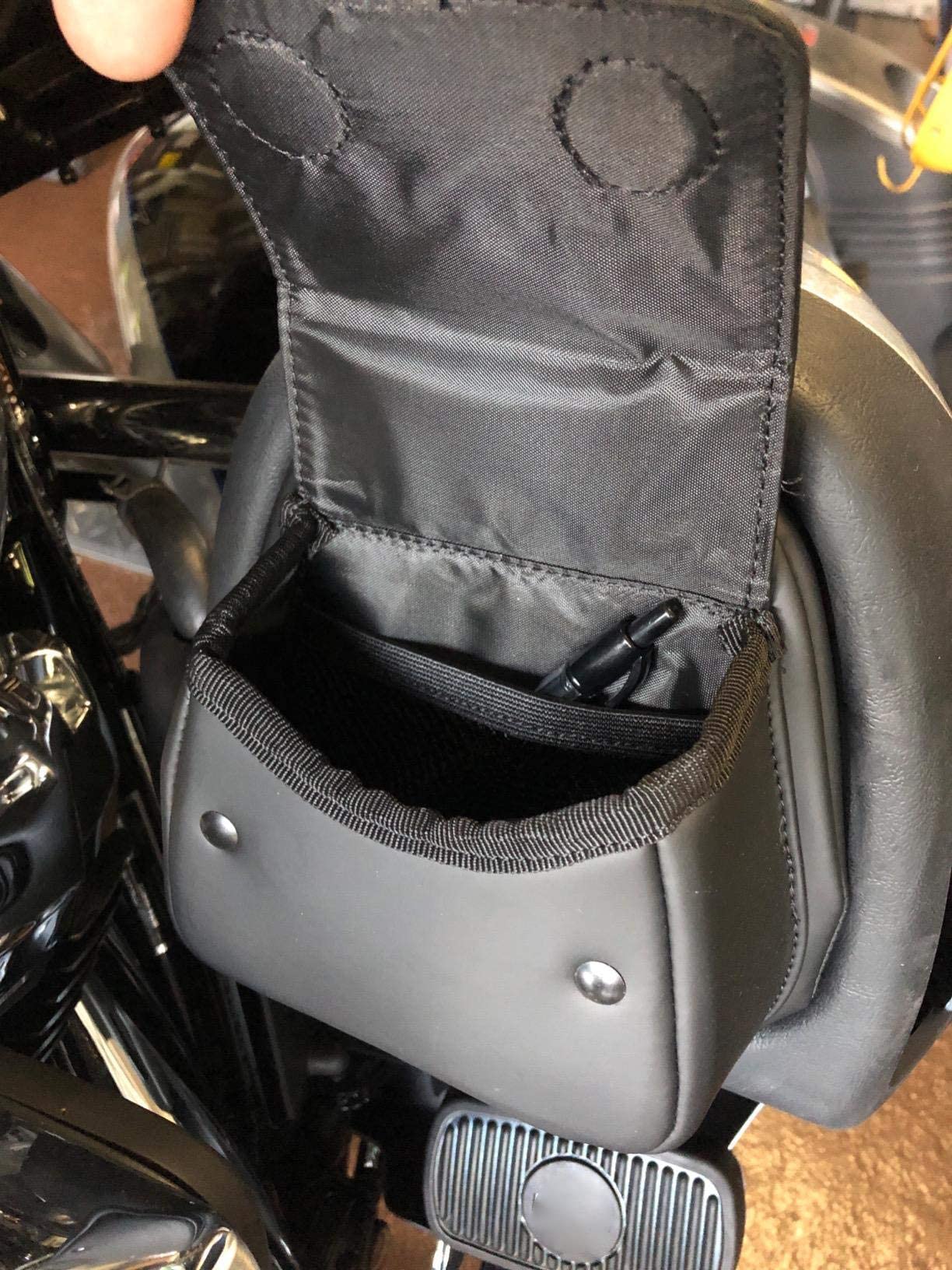 WOWTK Pair of Lower Fairing Panels Storage pouches,Fairing Lower Door Pockets fits for Harley Touring Road Glide Street Glide Tr