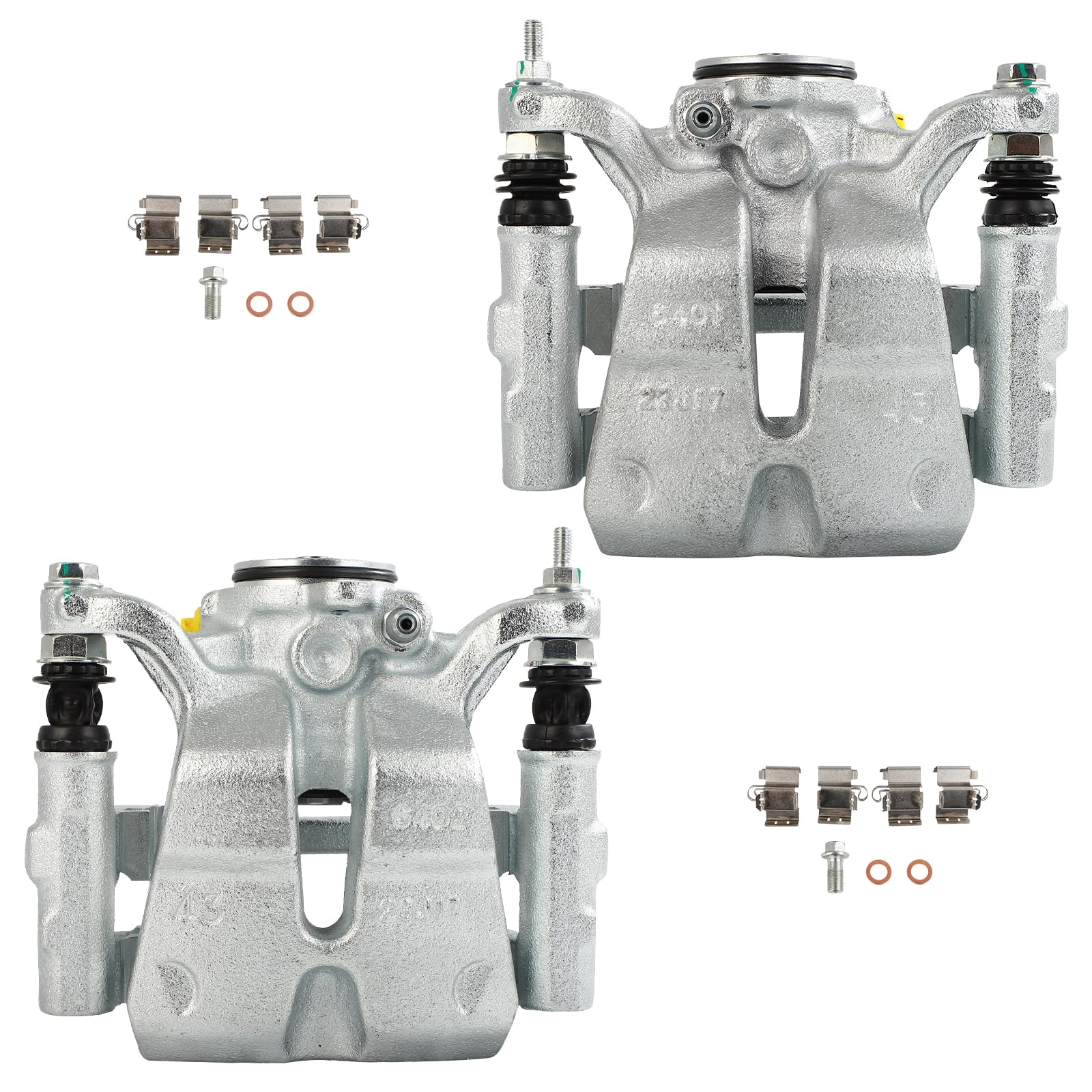 CCIYU 18B5493 18B5492 Rear Brake Calipers With Bracket Fit For Jeep For Cherokee 2014-2021