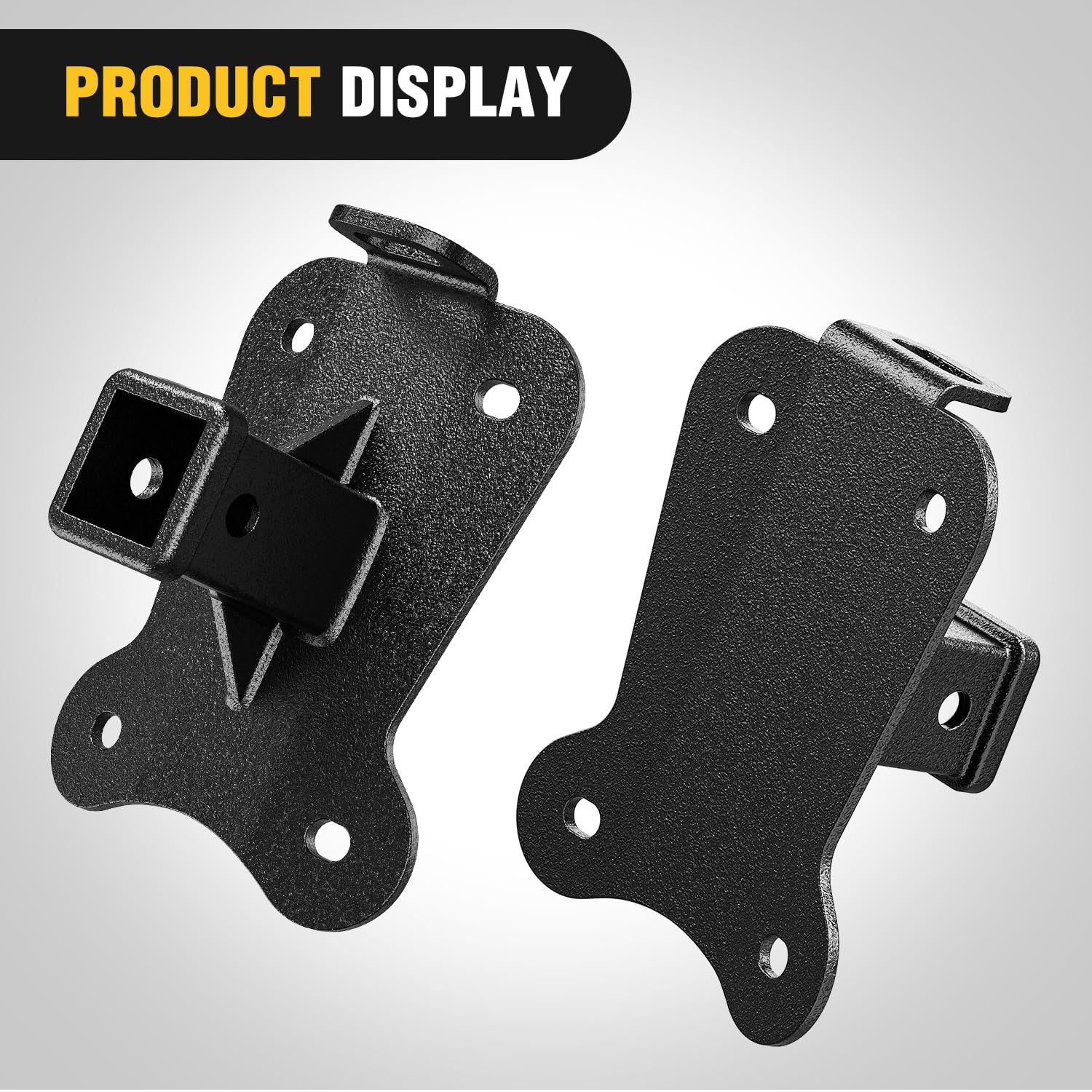 Nilight 2 Inch Rear Bumper Tow Trailer Hitch Receiver Kit Compatible For 2022 2023 2024 Polaris Rzr Pro R|2022 2023 2024 Polaris