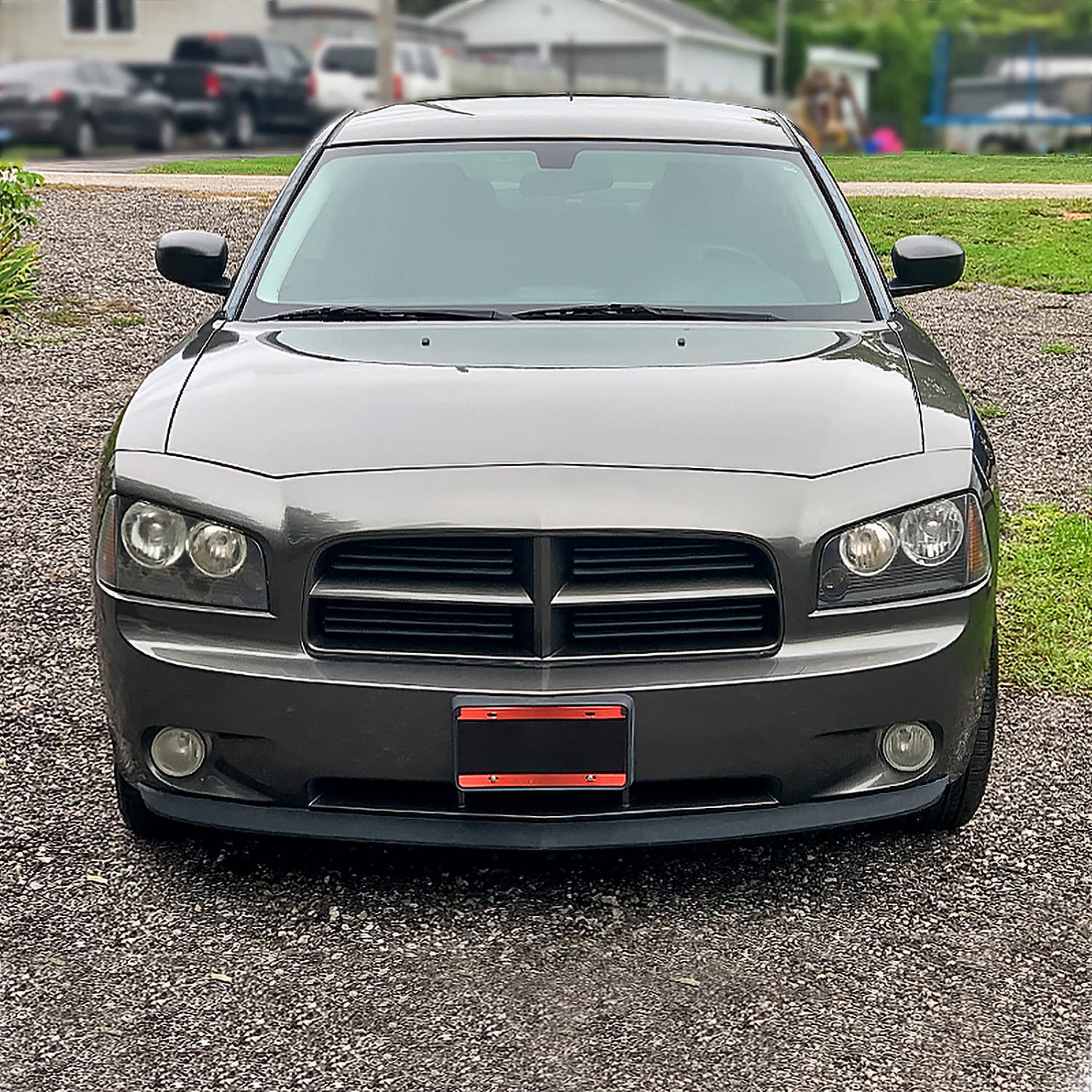 Spec-D Tuning Factory Style ABS Front Bumper Lip Spoiler Compatible with 2006-2010 Dodge Charger