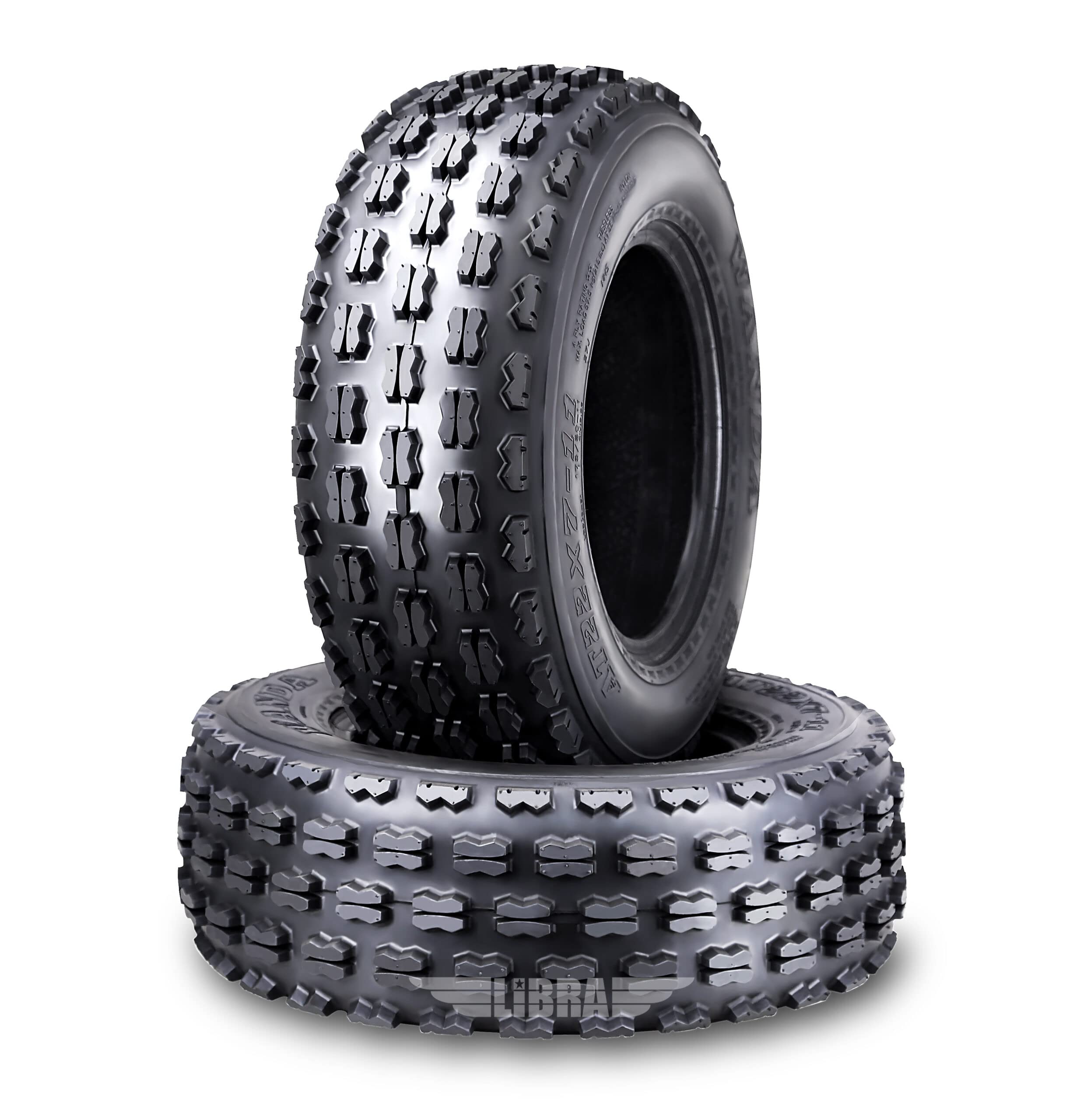 Set 2 Wanda Sport Atv Tires At 22X7-11 22X7X11 Gncc (Grand National Cross Country) Race Tire Tires For Honda Recon 250 Suzuki Oz