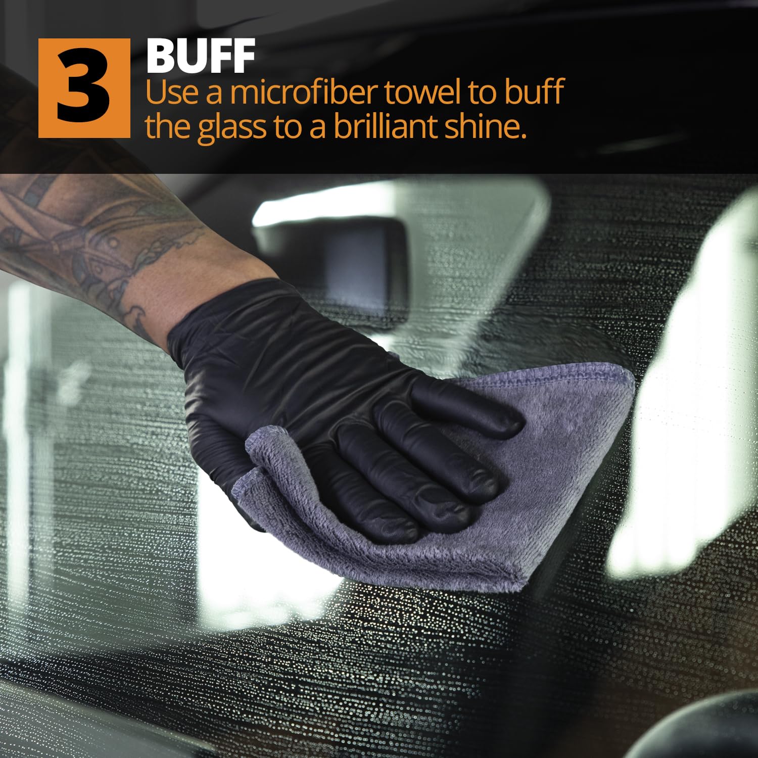 CERAKOTE® Ceramic Glass Coat Protectant - Hydrophobic Rain Repellent, 4 Wipe Kit, Durable Long-Lasting Coating, Model AH-GLASSCOAT
