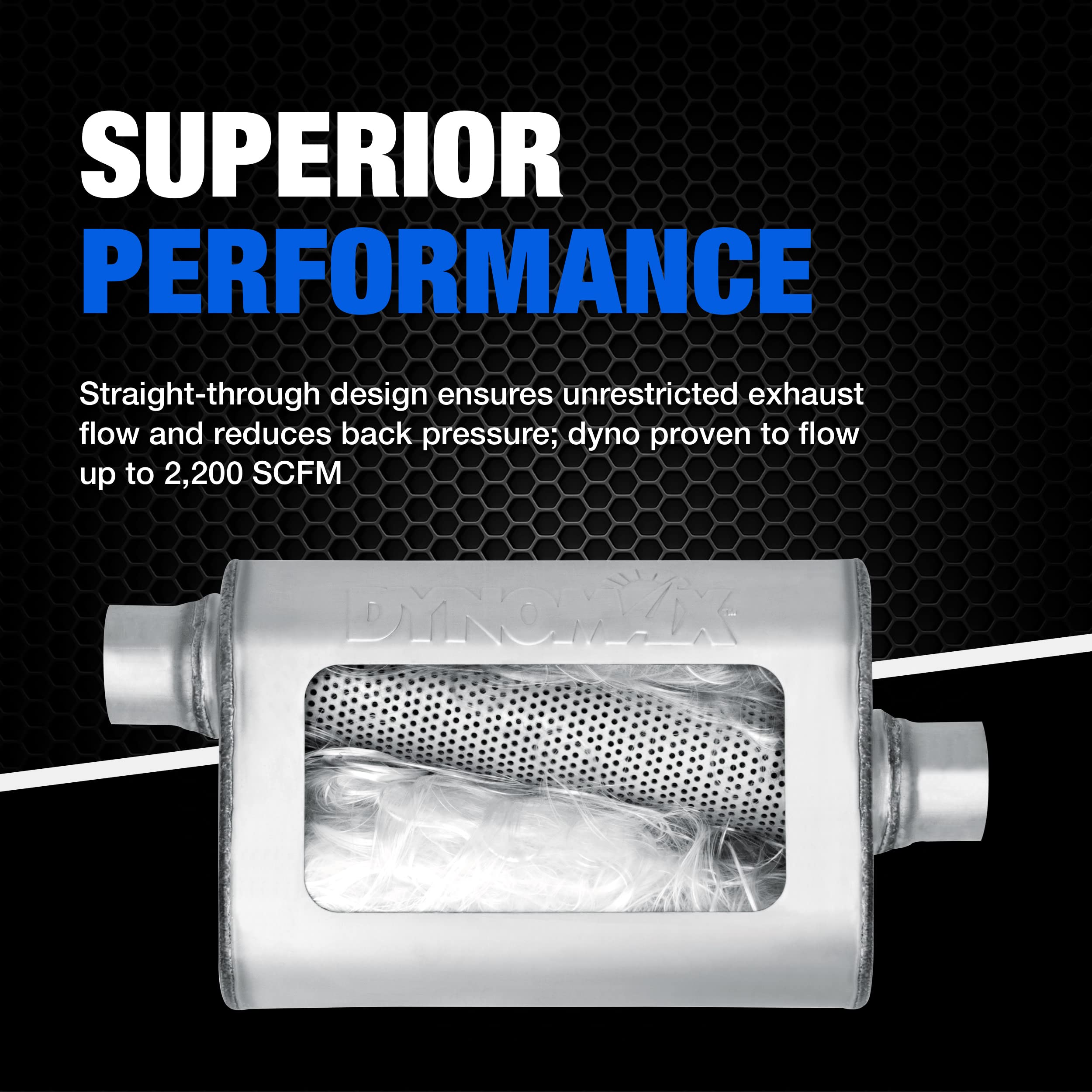 Dynomax Ultra Flo 17221 Exhaust Muffler For Ford F-250 Super Duty