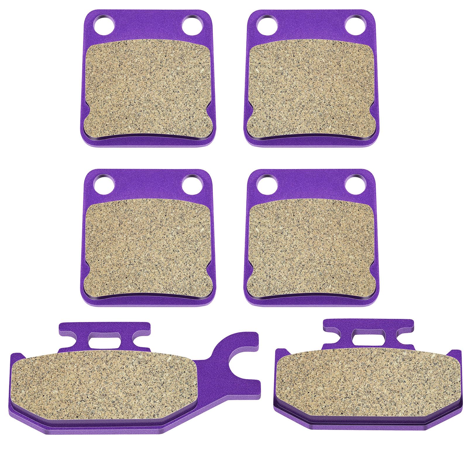 SCITOO Carbon Fiber Brake Pads Fit for 00-10 for Yamaha Grizzly 400, for Yamaha Grizzly 450, for Yamaha Kodiak 400, for Yamaha K
