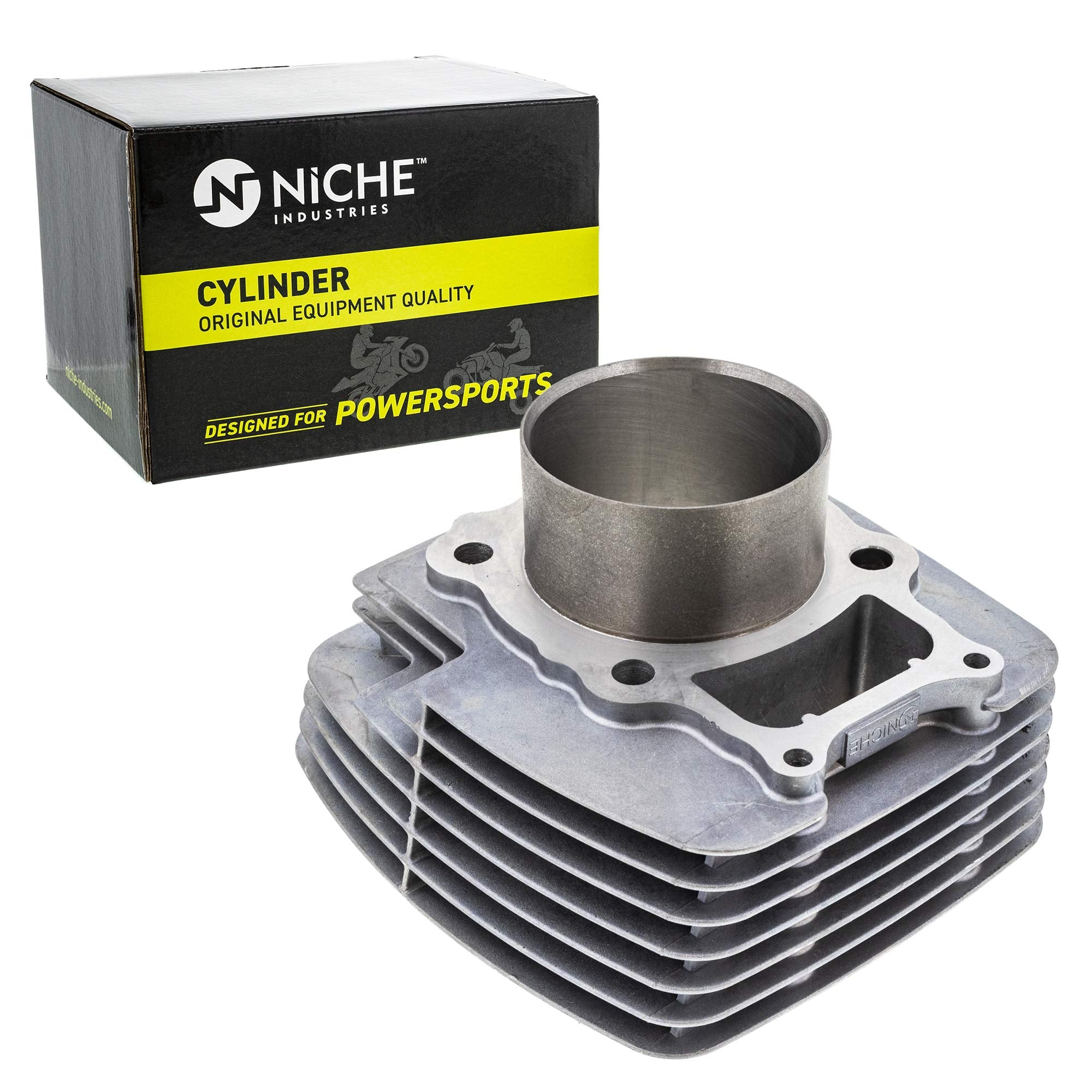 NICHE Cylinder Head Piston Gasket Kit for Honda Rancher TRX350, Gray, OEM Replacement 12100-HN5-670, 98069-57916