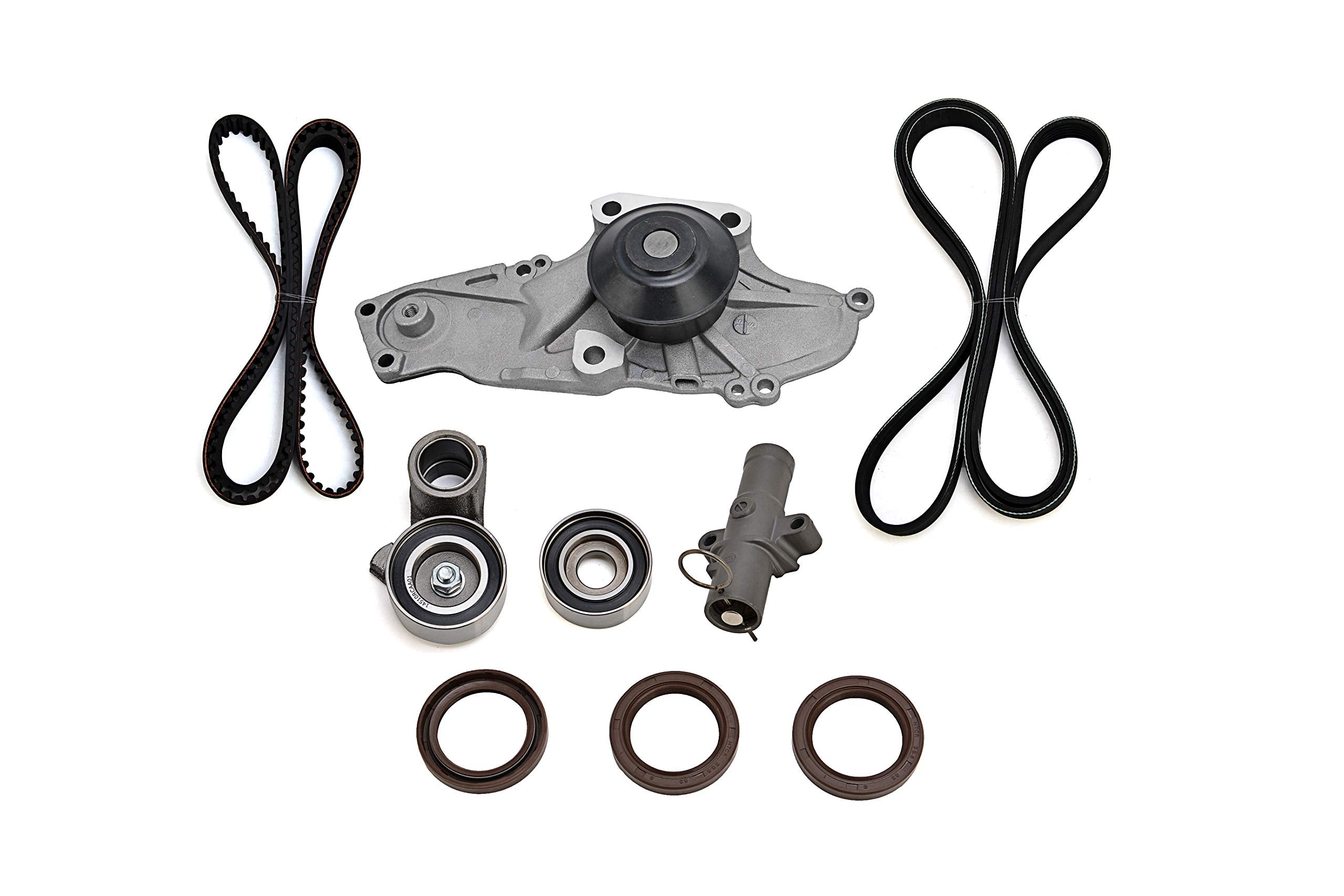 Timing Belt & Water Pump Kit Compatible With Honda, Acura & Saturn Vehicles - Accord, Odyssey, Pilot, Tl, Rl, Mdx, Vue 3.5, 3.0,