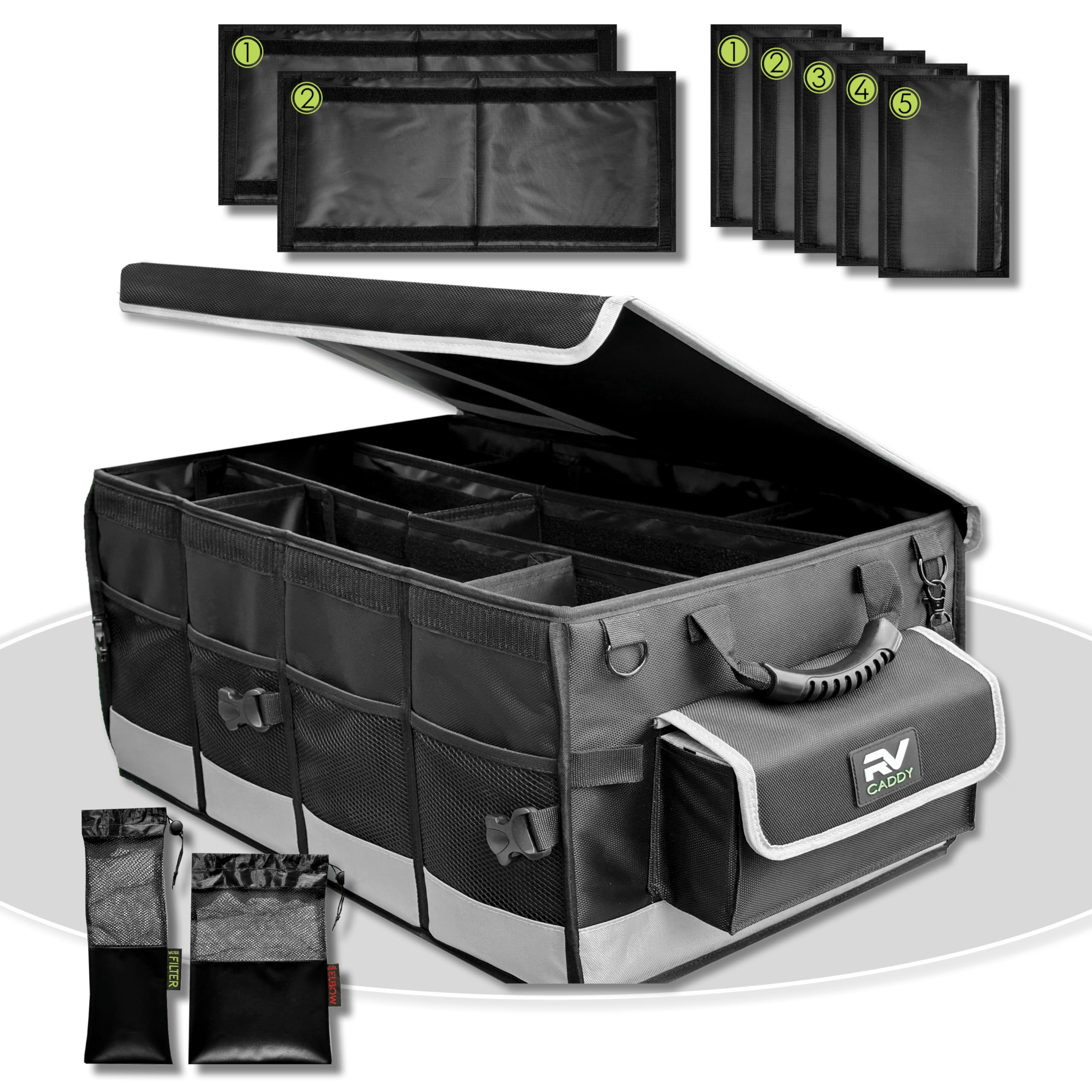 Trailersphere Rv Caddy, Rv Accessories Organizer, Collapsible, Waterproof And Strong