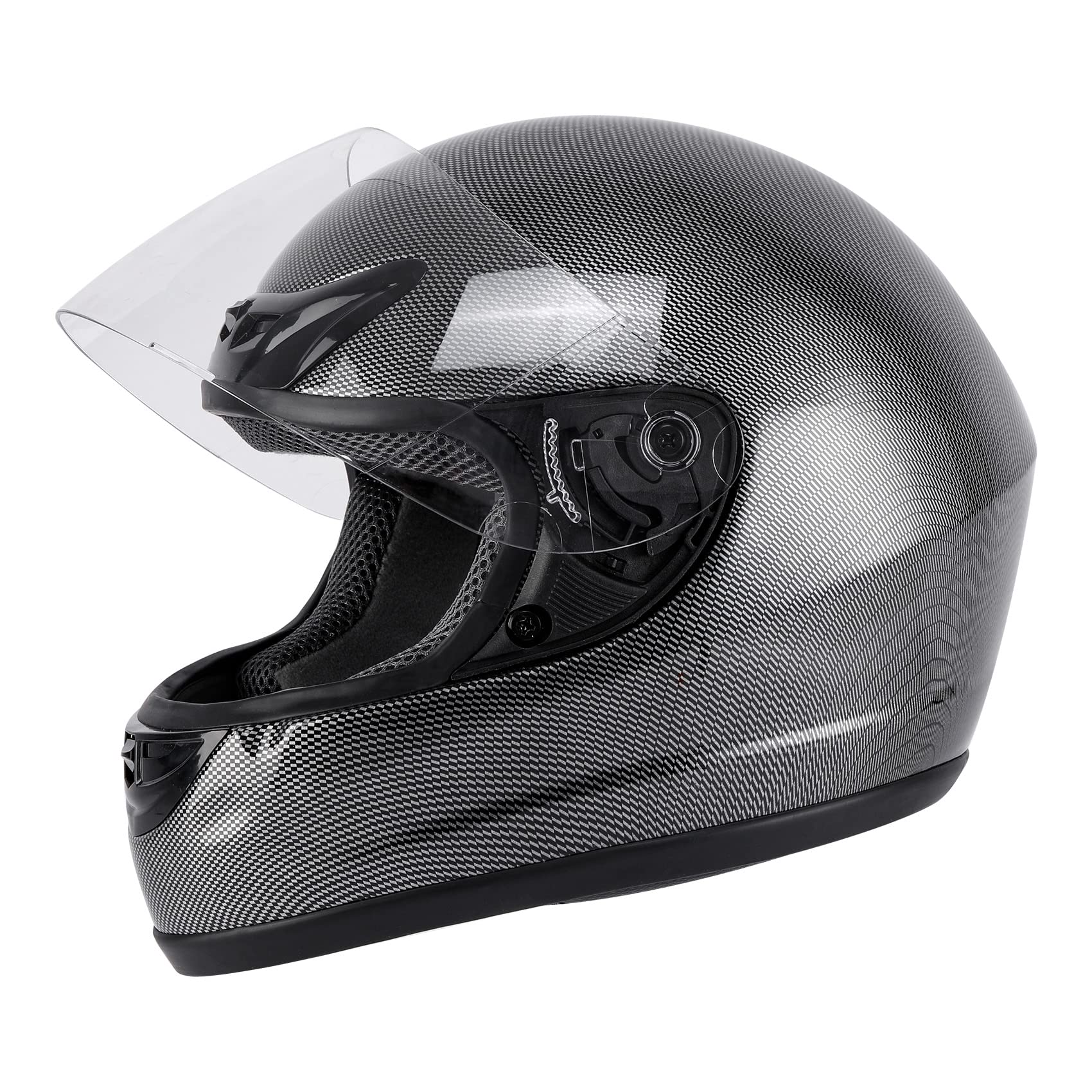 Tcmt Gloss Black Dot Flip Up Full Face Street Dirt Bike Atv Off-Road Motorcycle Motocross Helmet With Open Face Sun Shield