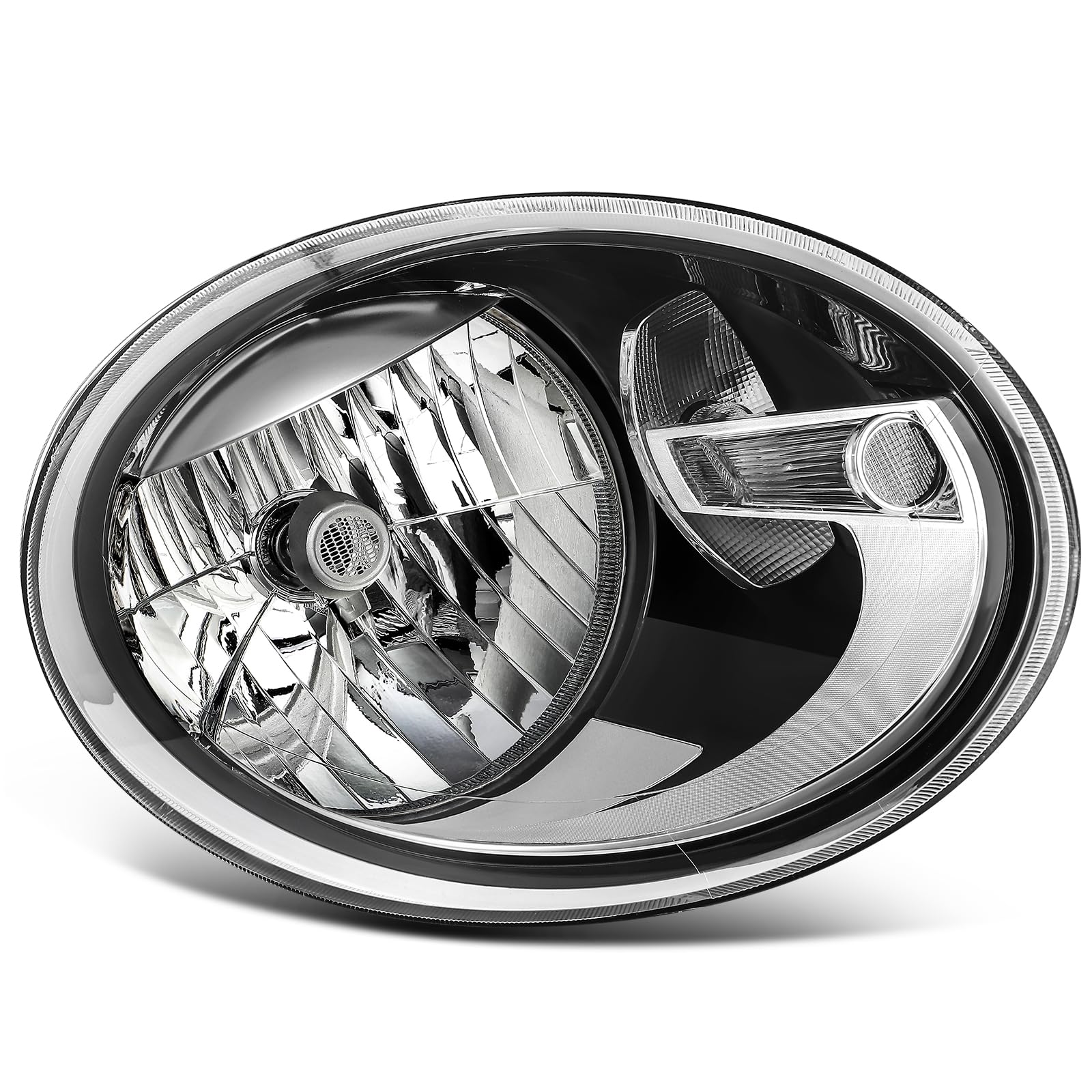 LBRST Headlight assembly Fit for Volkswagen BEETLE 2012-2019 Clear Lens Passenger Side 5C1941006