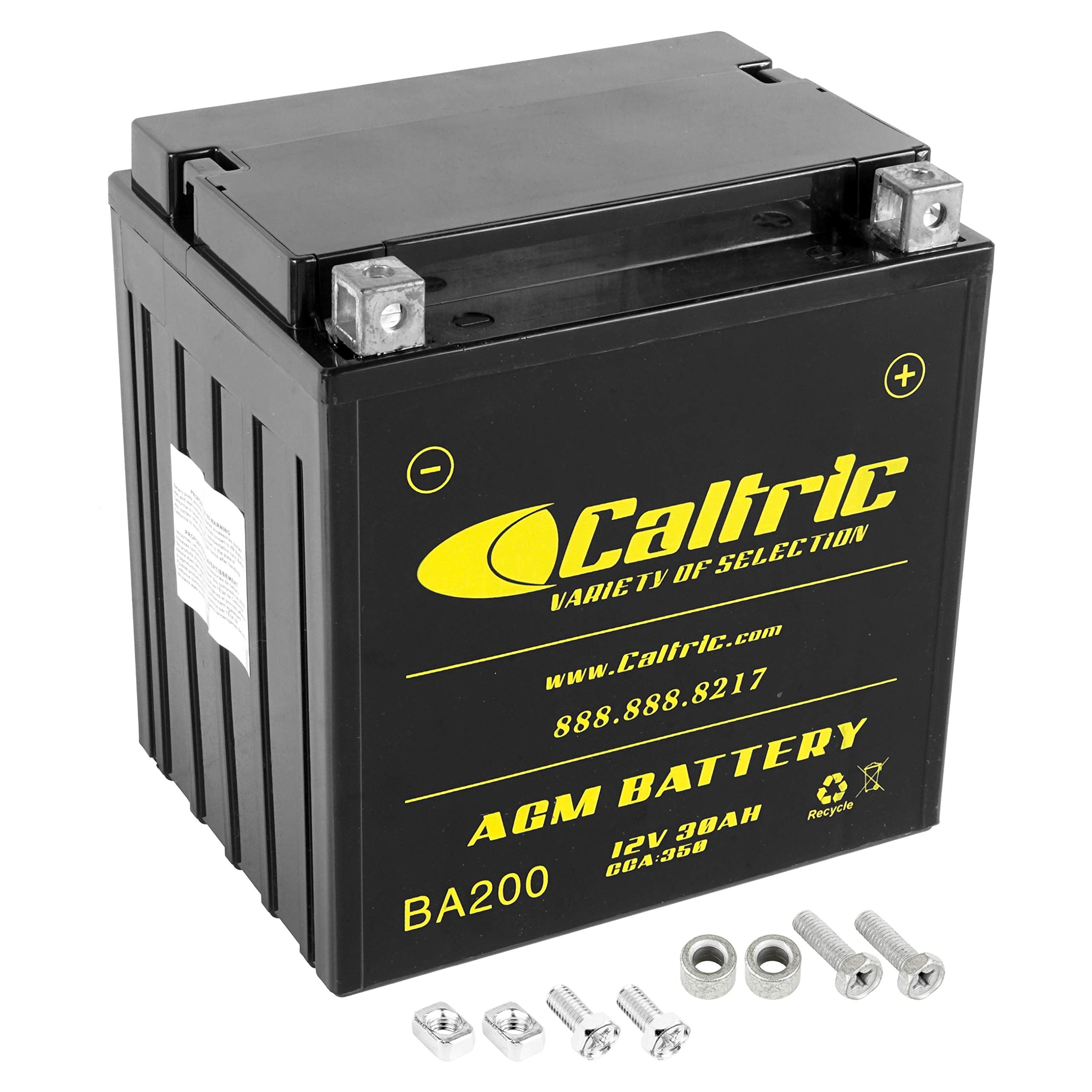 Caltric Agm Battery Compatible with Harley Davidson Flht Electra Glide 1997-2010