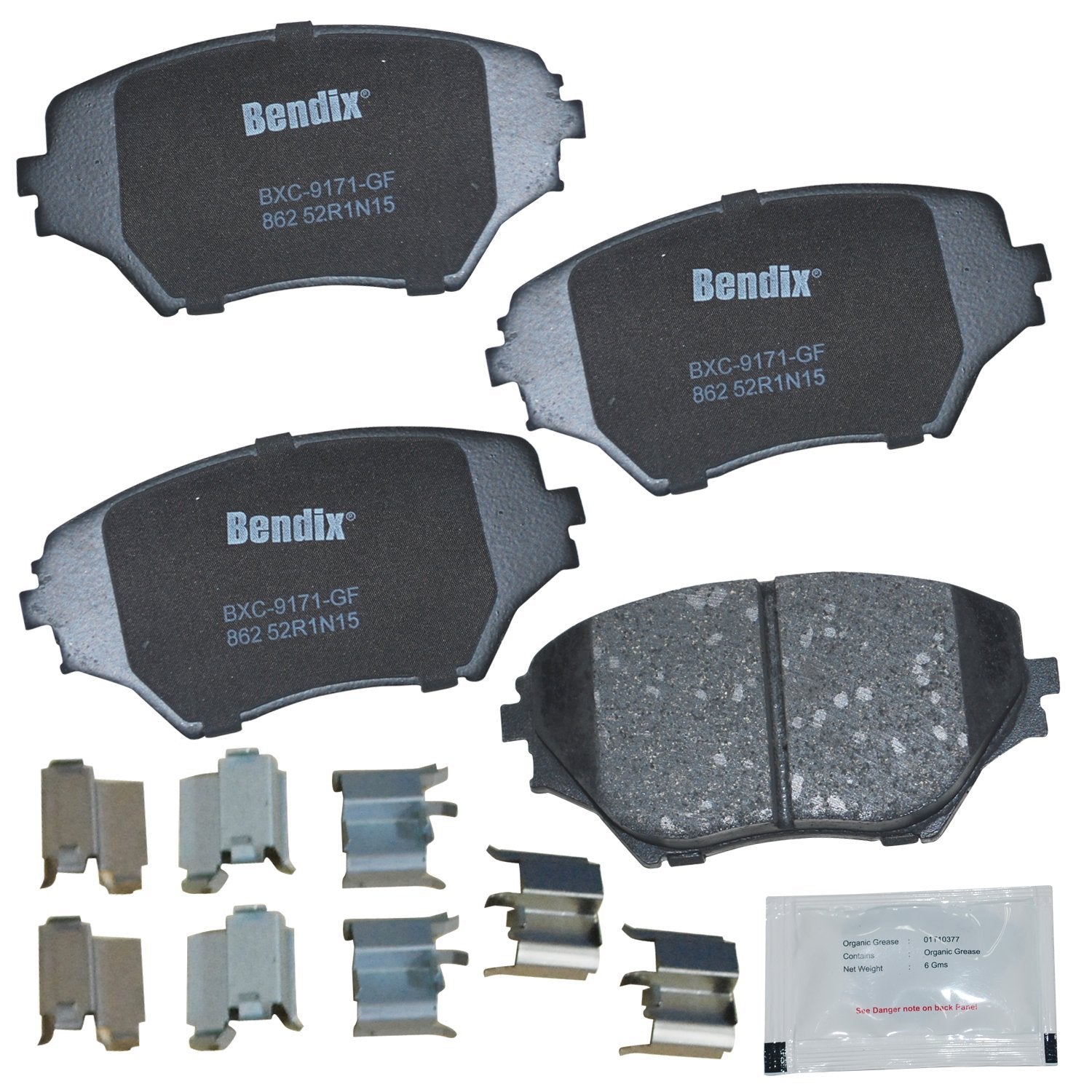 Bendix Priority1 Cfc862 Ceramic Front Brake Pads For Toyota Rav4 2005-2001