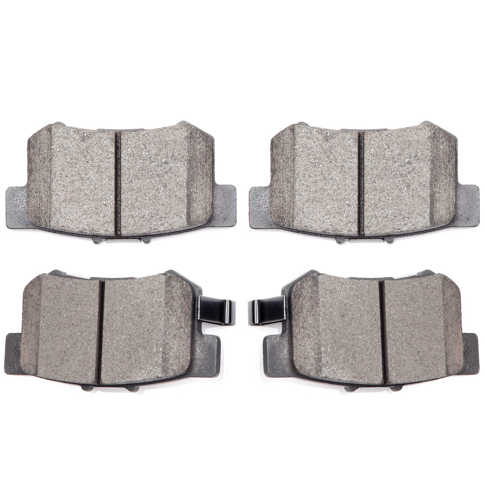 Cciyu D537 Ceramic Rear Brake Pad Set Fit For Acura Cl,Csx,El,Ilx,Integra,Legend,Rsx,Tl,Tsx,Vigor,For Honda For Accord,Civic,Cr-