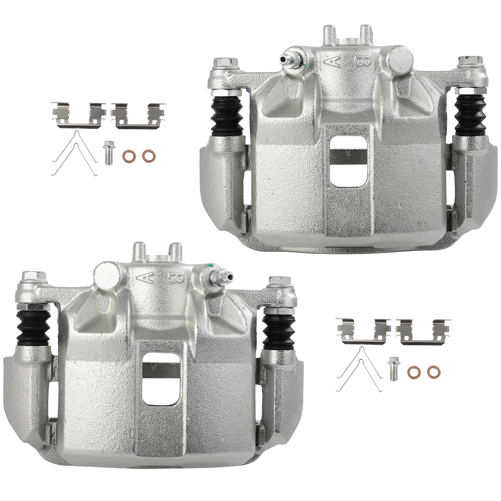 cciyu 19B6038 19B6039 Rear Left & Right Disc Brake Caliper Assembly With Bracket For Honda For Fit 2013-2015,For Acura For ILX 2