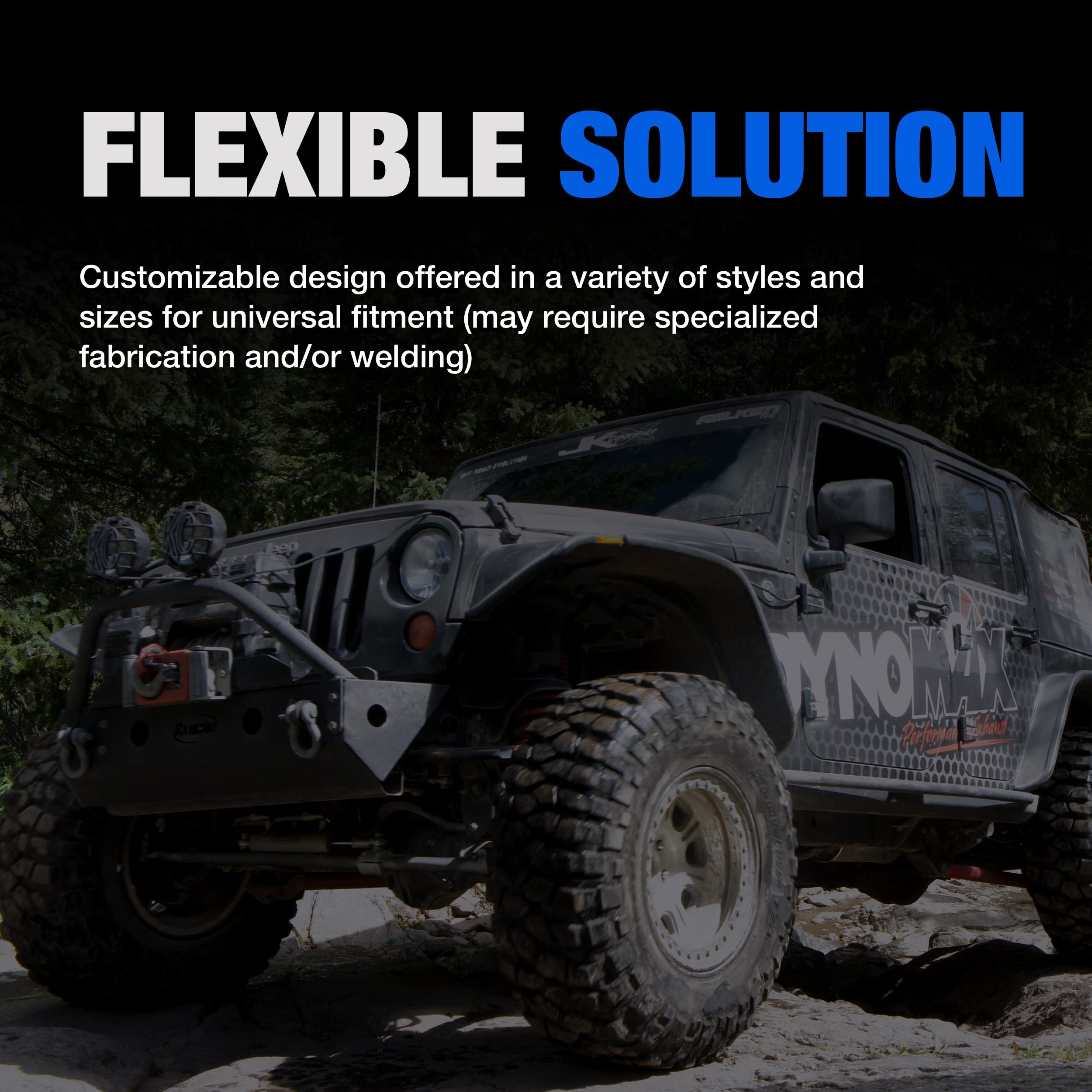 Dynomax Ultra Flo 17263 Exhaust Muffler For Jeep Wrangler