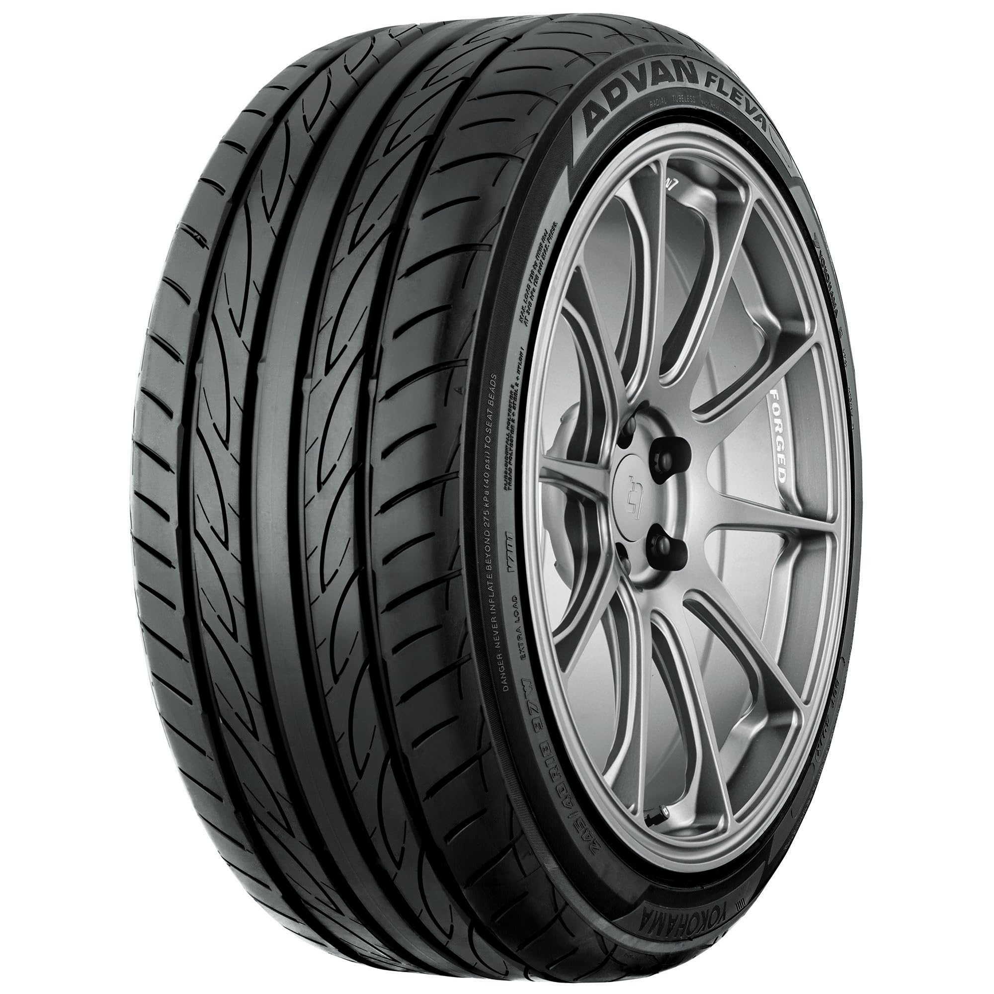 Yokohama ADVAN Fleva V701 185/55R15 82V SL SUMMER SEASON ULTRA HIGH-PERFORMANCE TIRE