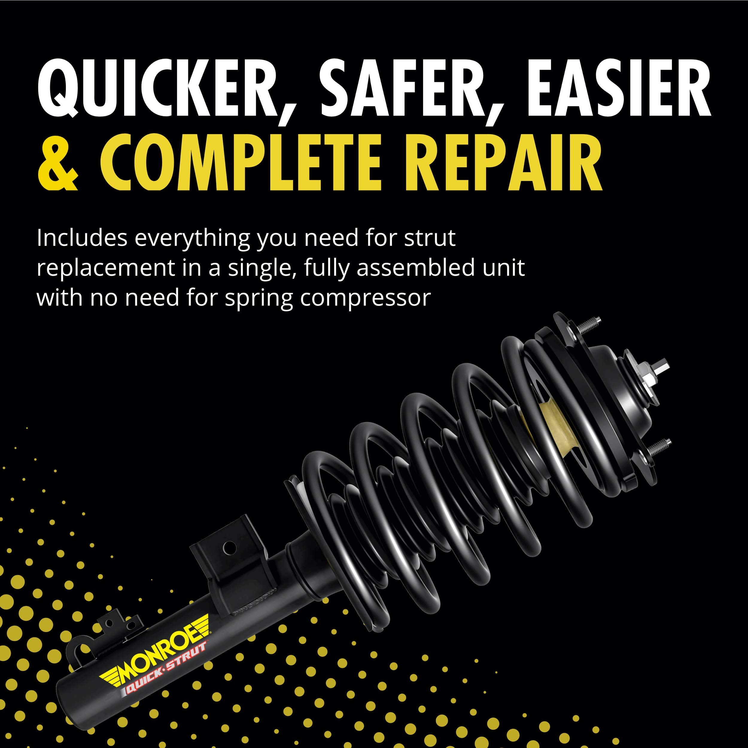 Monroe Quick-Strut 139105 Suspension Strut And Coil Spring Assembly For Chevrolet Silverado 1500