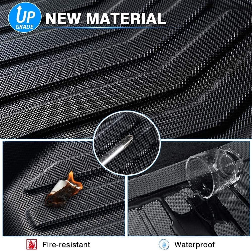 All Weather Rubber Car Floor Mats Compatible With 2018-2024 Toyota Camry(No Fit 2018-2023 Camry Hybrid), Full Set Includes 1St A