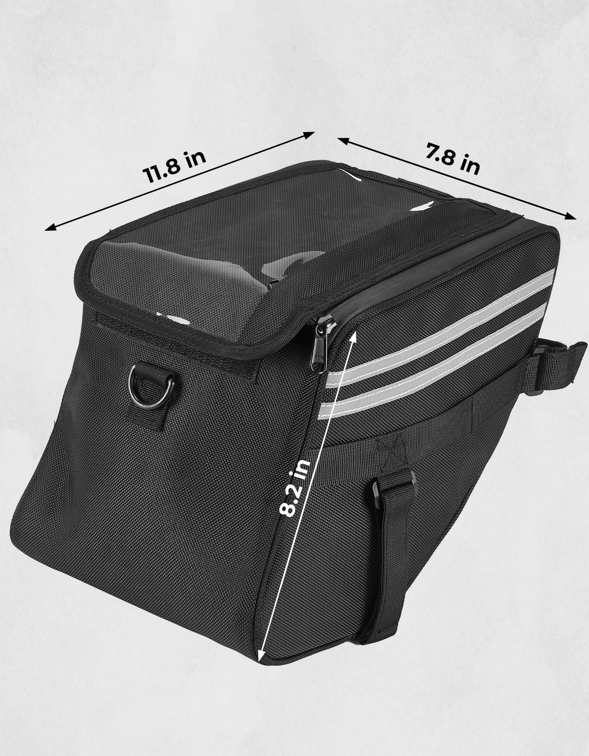 KEMIMOTO Center Bag Compatible with CT125 Trail 125 Hunter Cub 2021 2022 2023 2024 Rack Bag Center Luggage Pouch Storage Bag
