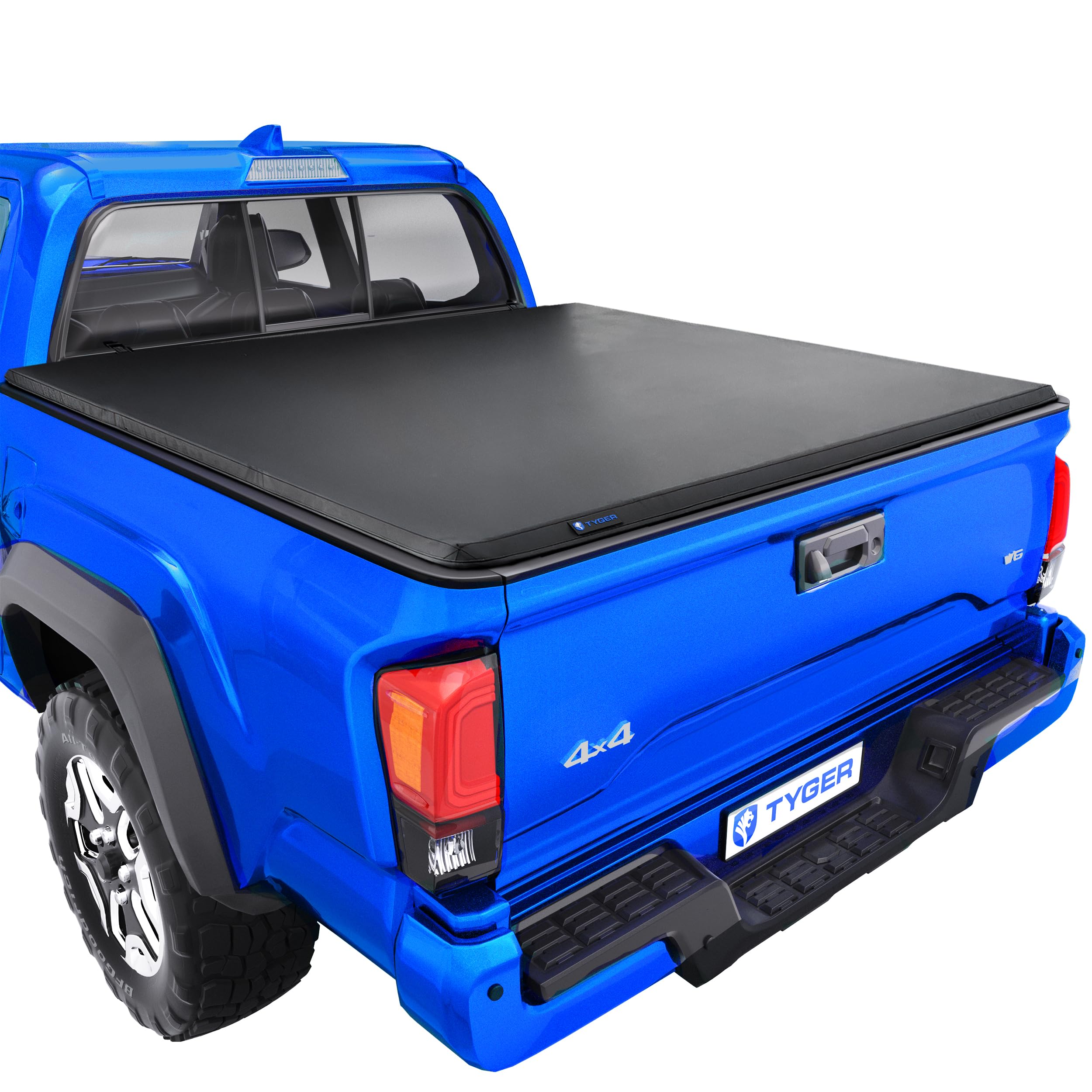 Tyger Auto T3 Soft Tri-Fold Truck Bed Tonneau Cover Compatible With 2016-2023 Toyota Tacoma | 5' Bed | Tg-Bc3T1630 | Vinyl, Blac