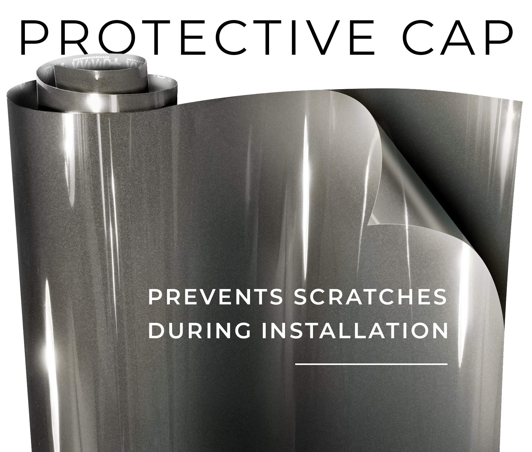 VViViD Ultra Gloss Candy Charcoal Grey Vinyl Car Wrap - Self Adhesive, Stretchable, 10ft x 5ft, Nano Air Release Technology